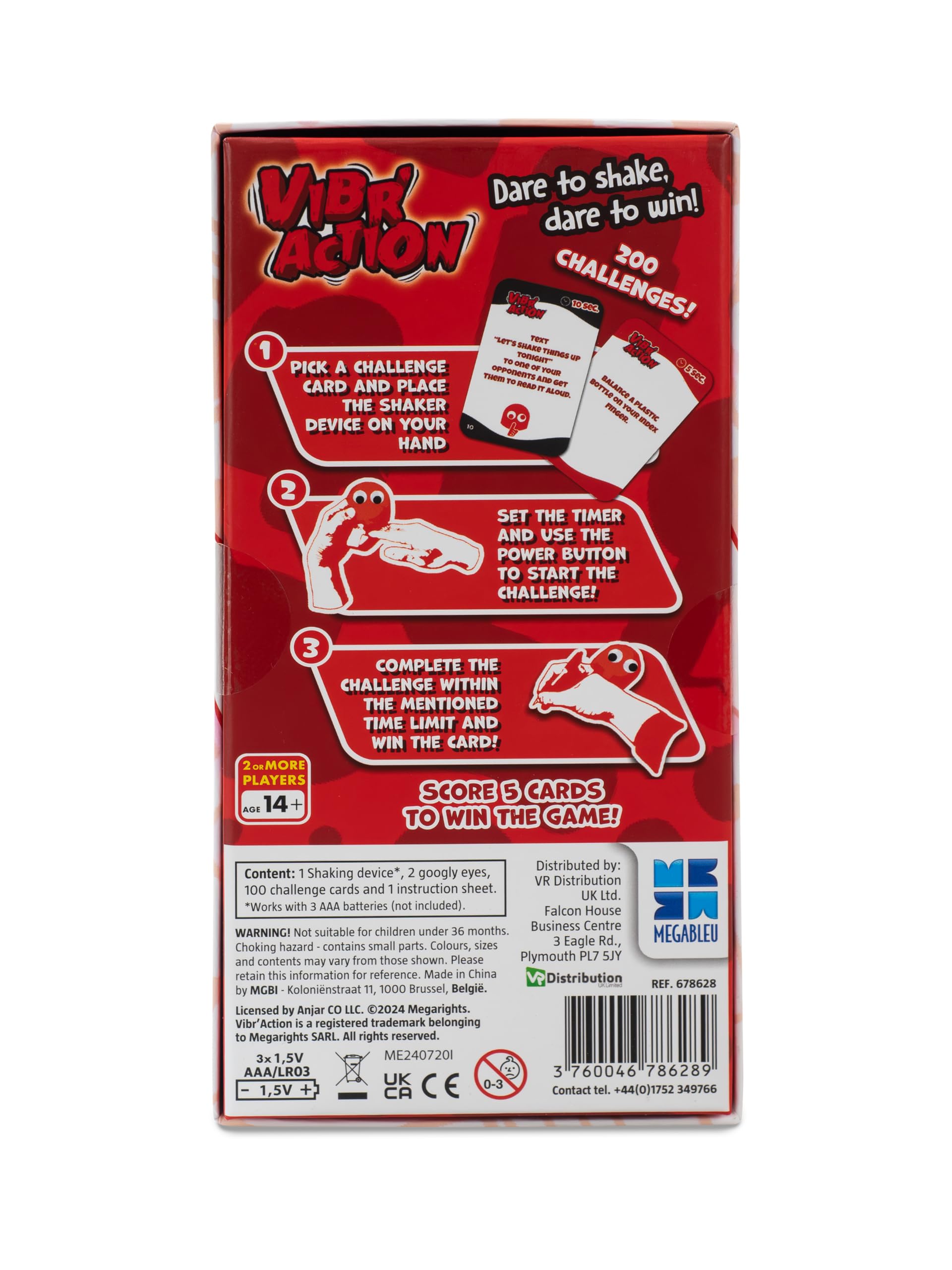 Megableu Vibraction The Hilarious Vibrating Party Action Game