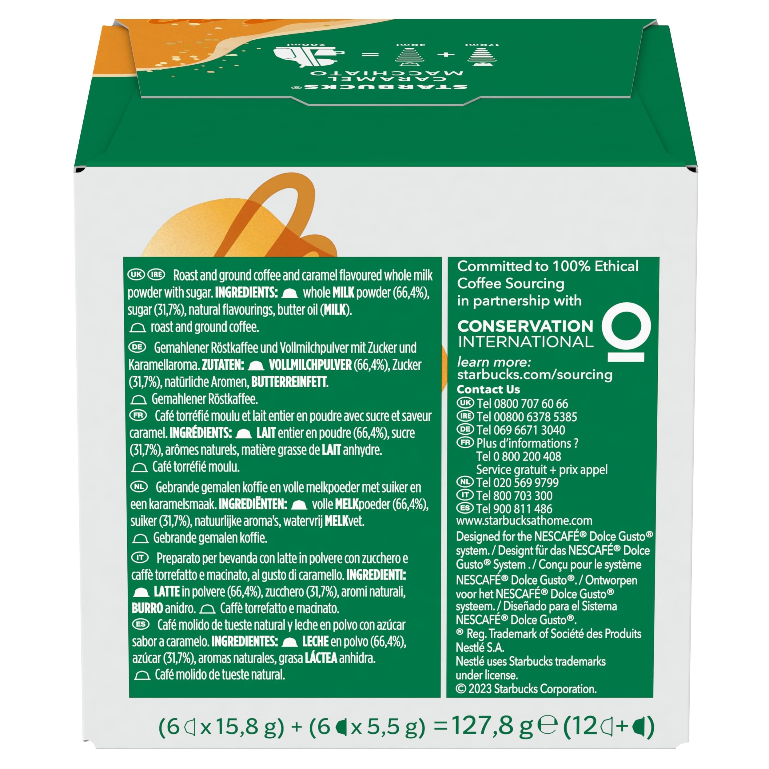 STARBUCKS Caramel Macchiato by NESCAFÉ Dolce Gusto Coffee Pods | 72 Count (6x12) 7