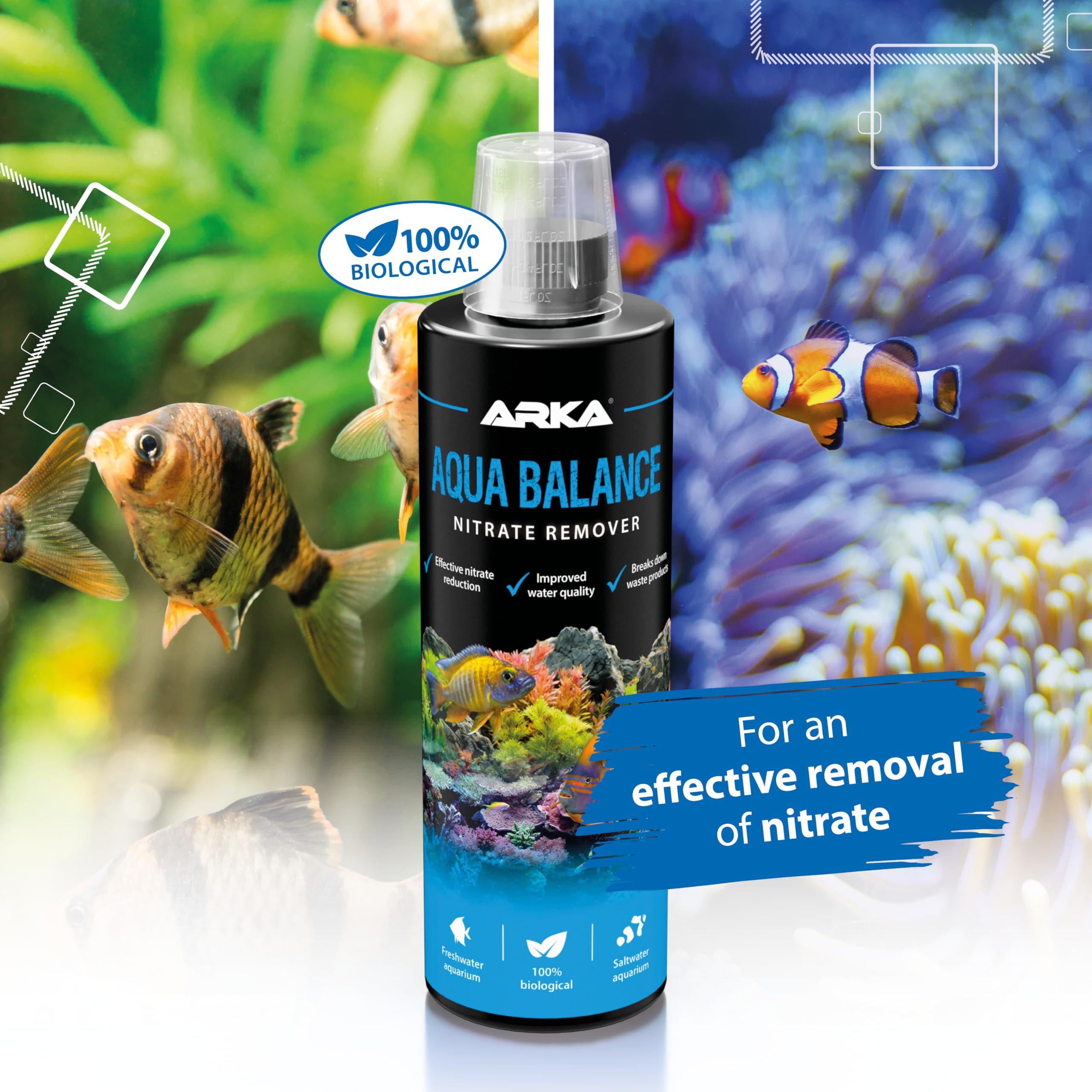 ARKA Aqua Balance Nitrate Remover - Biological Reduction for Freshwater & Marine Tanks | 473 ml 7