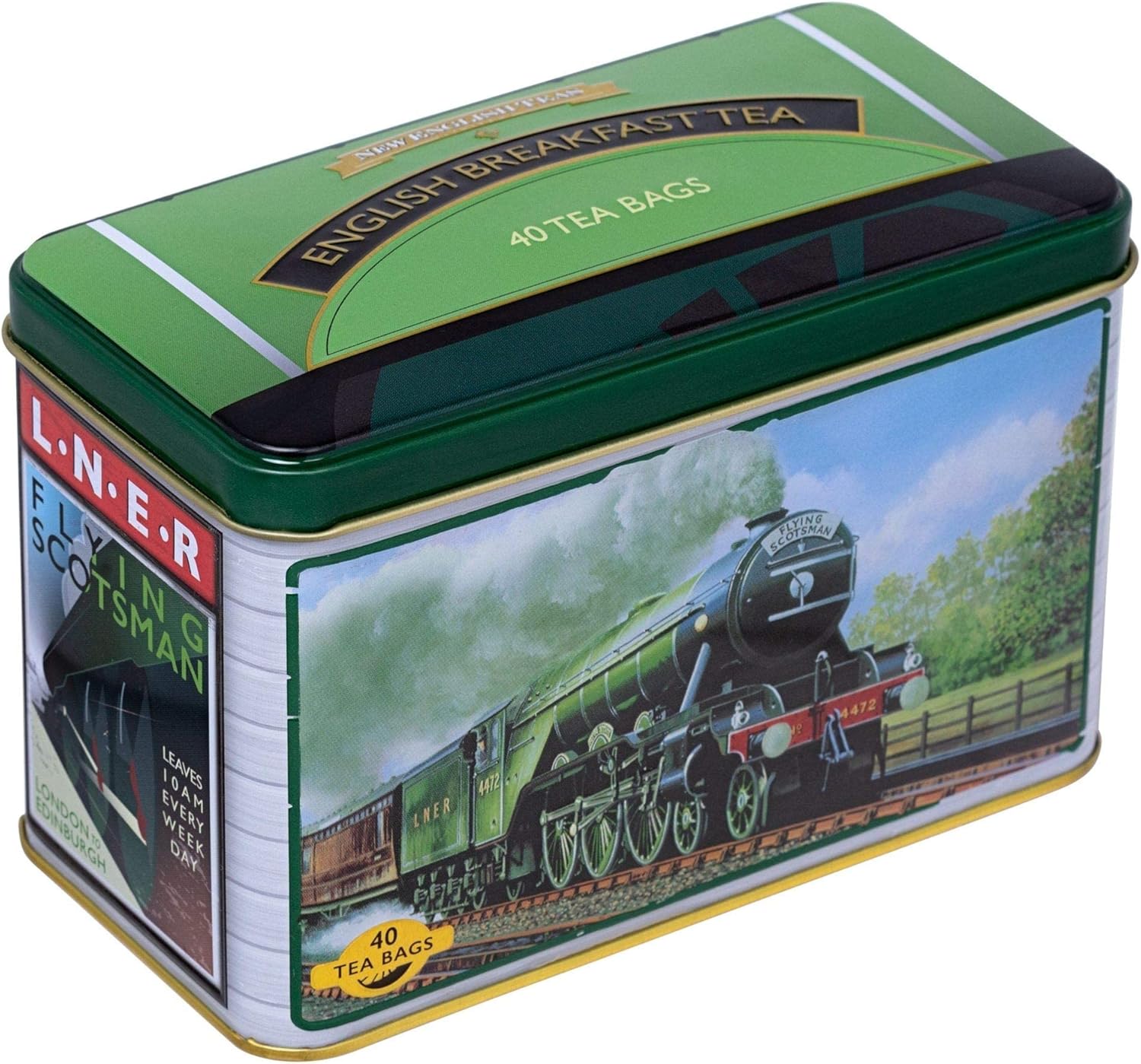 New English Teas Flying Scotsman Teedose – 40 English Breakfast Teebeutel 4