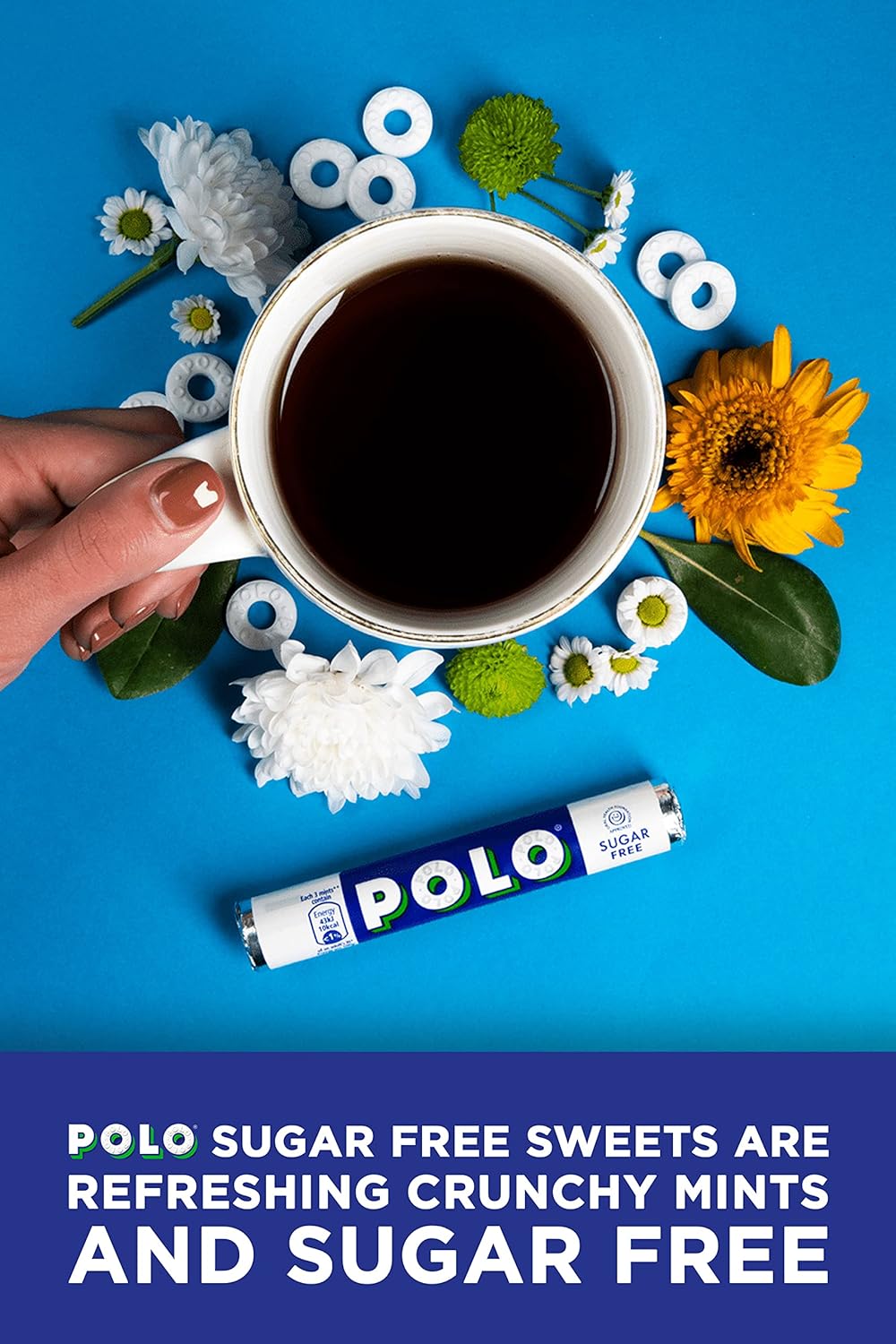 Nestlé POLO Extra Strong Zuckerfreie Pfefferminzbonbons, 32 x 33,4 g – Die Minze mit dem Loch 8