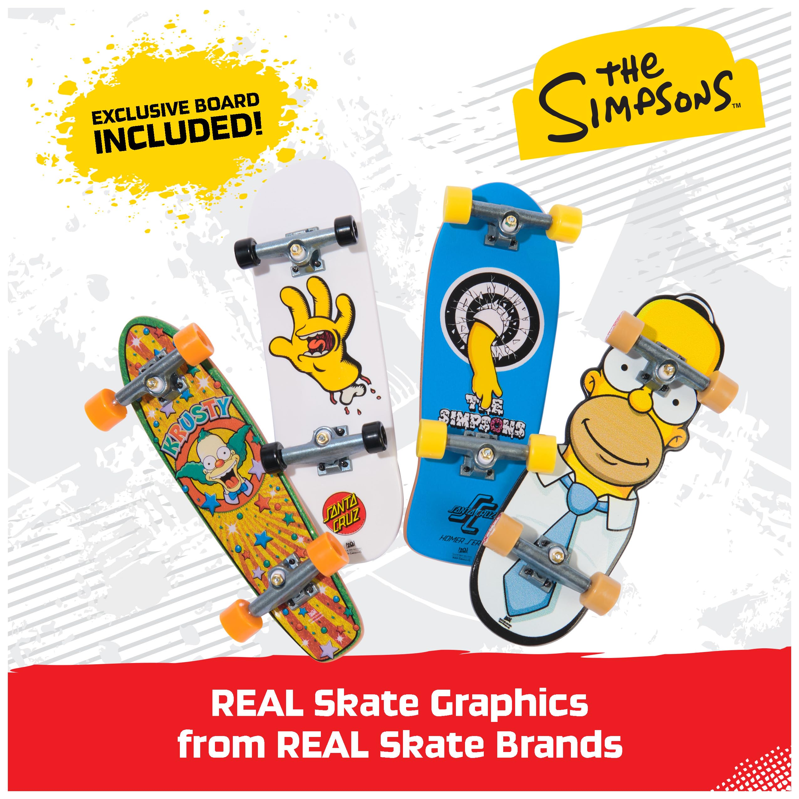 Tech Deck Ultra DLX 4 Pack Fingerboards - Customizable Mini Skateboards | Ages 6+