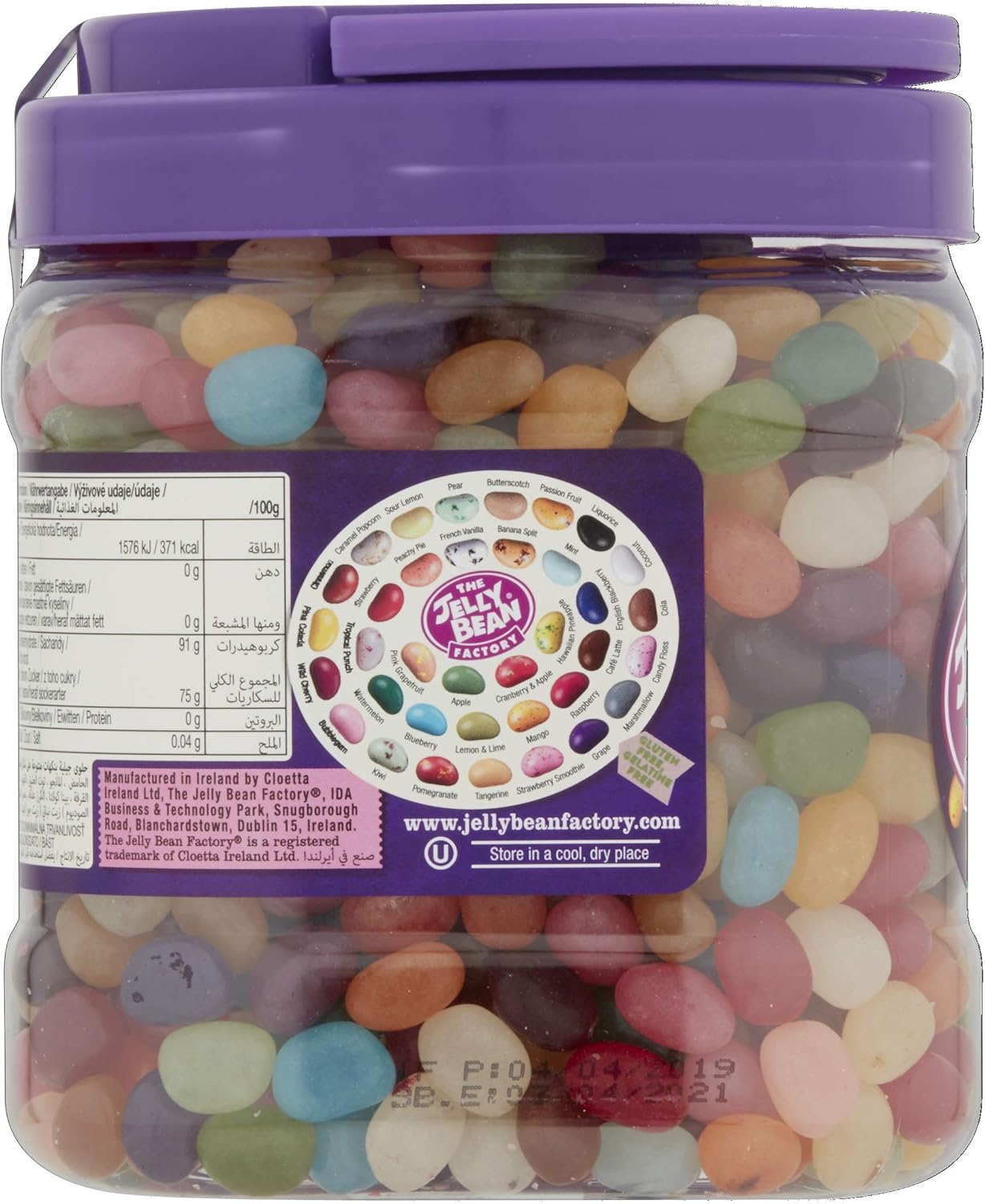 The Jelly Bean Factory Riesige Geschmacksrichtungen, 1,4 kg Gourmet-Jelly-Beans-Glas 8