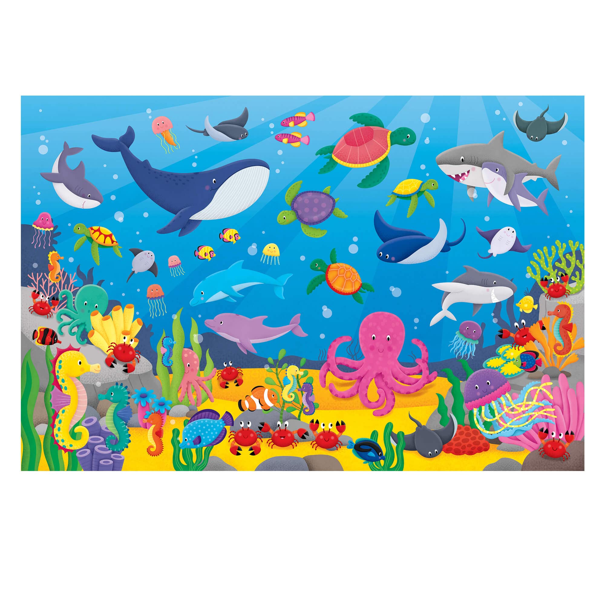Galt Counting Creatures Giant Floor Puzzle - 30 Pieces, 60 x 90 cm | Ages 3+ 5