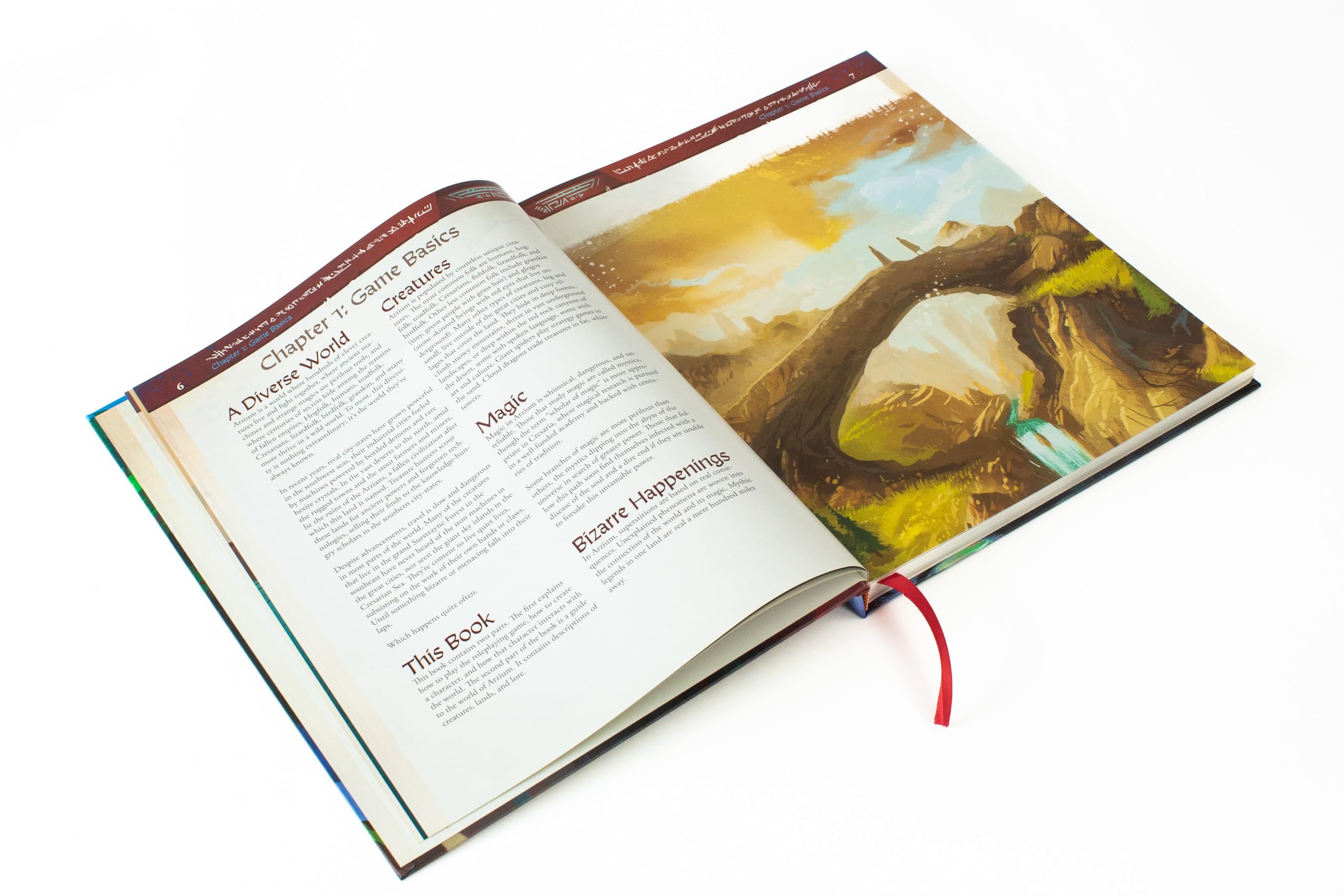 Red Raven World of Arzium RPG Book - Hardcover | English Language 5