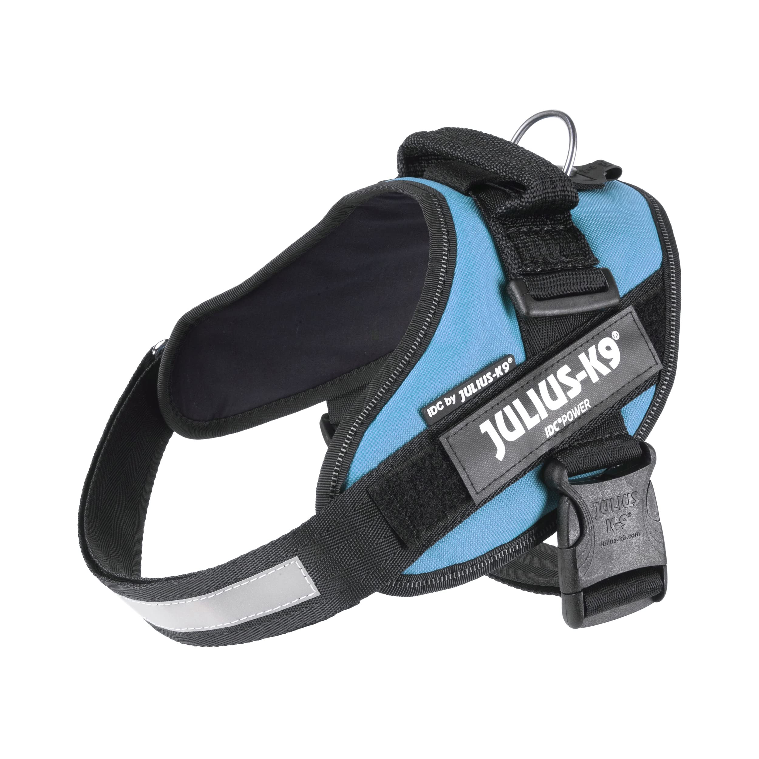 Julius-K9 IDC Powerharness Vest Harness - Size M/0 (58-76 cm Chest) | Aquamarine
