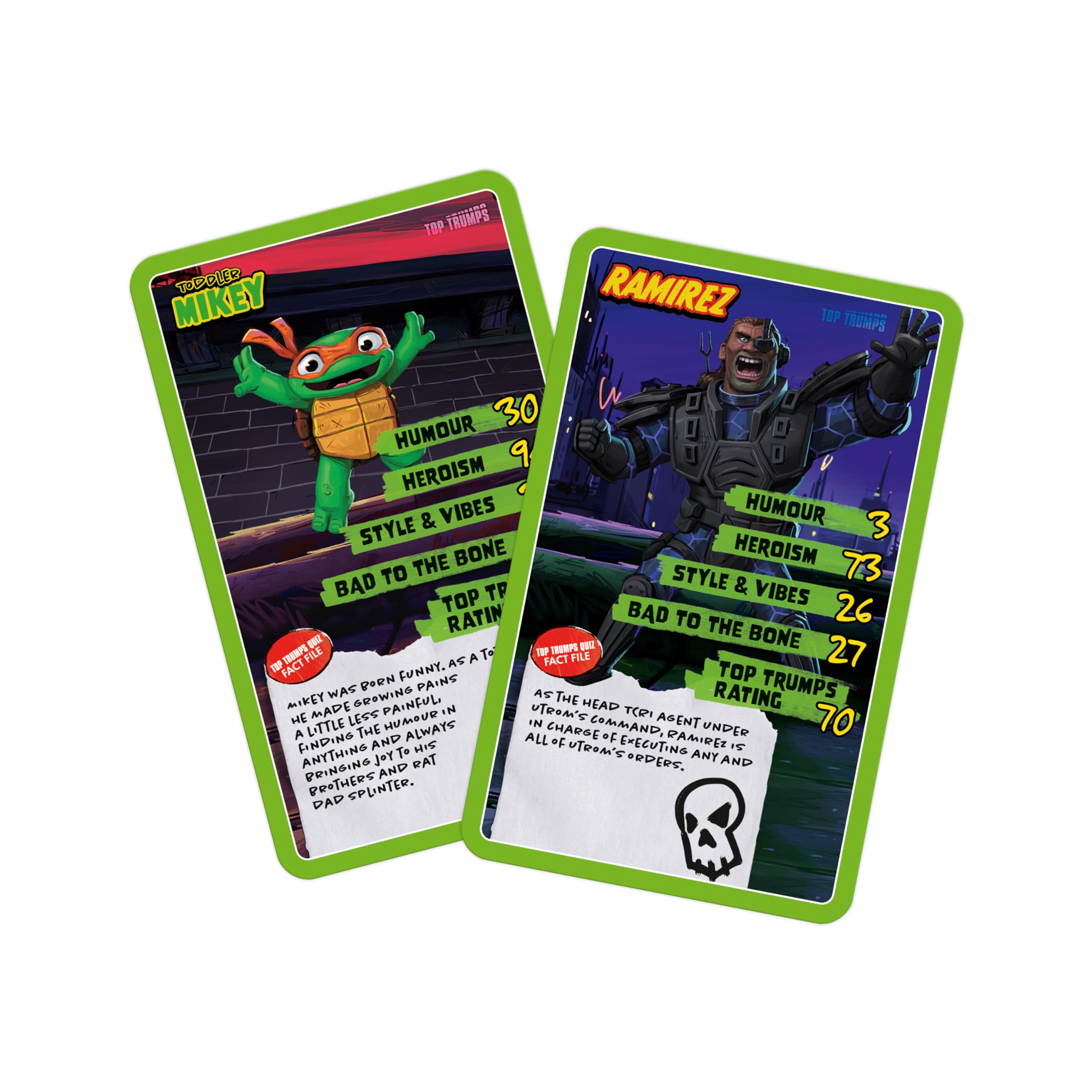 Top Trumps Teenage Mutant Ninja Turtles Card Game | Ages 6+ | Portable