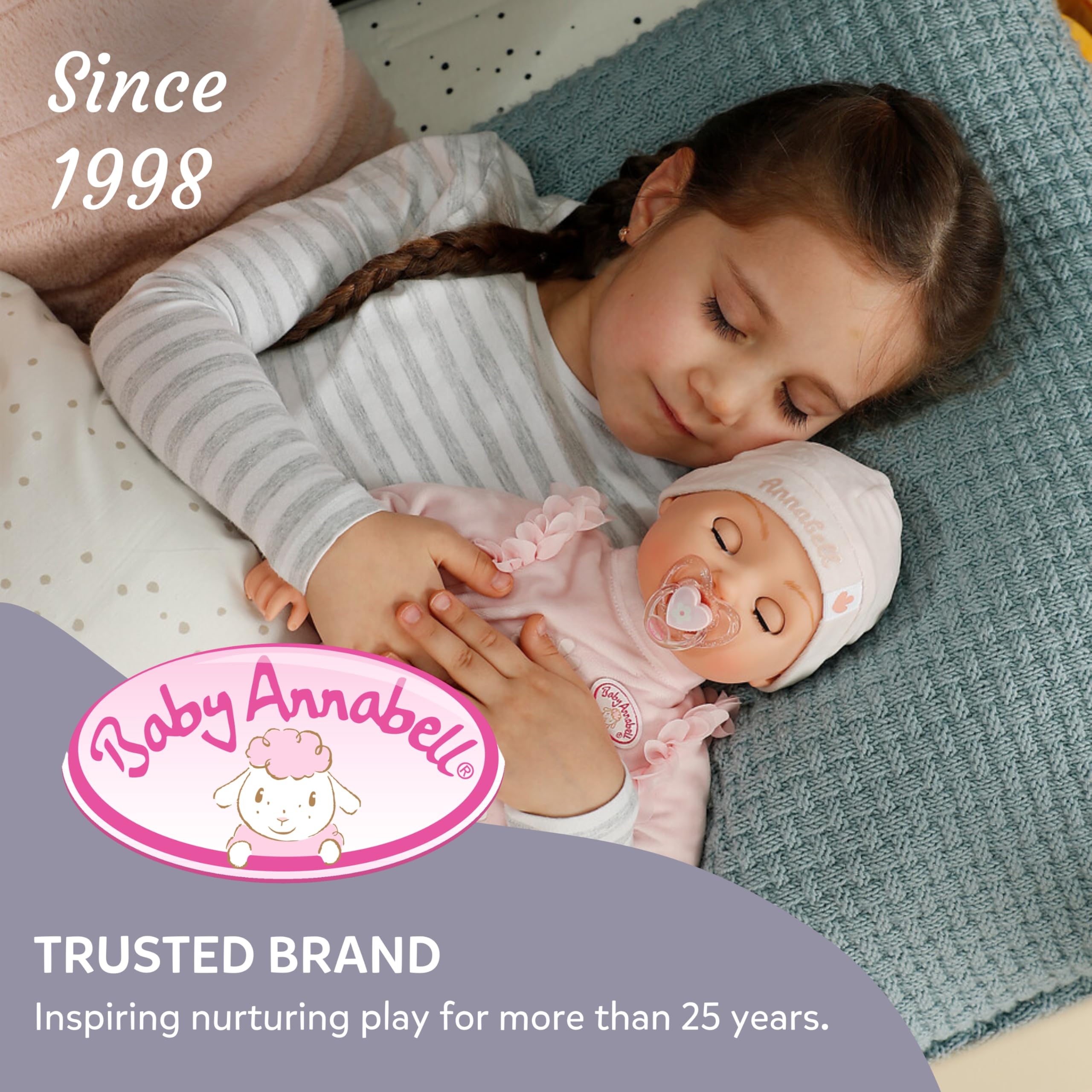 Baby Annabell Baby Care Set - 7-Piece Doll Accessories Playset for 36cm & 43cm Dolls 12