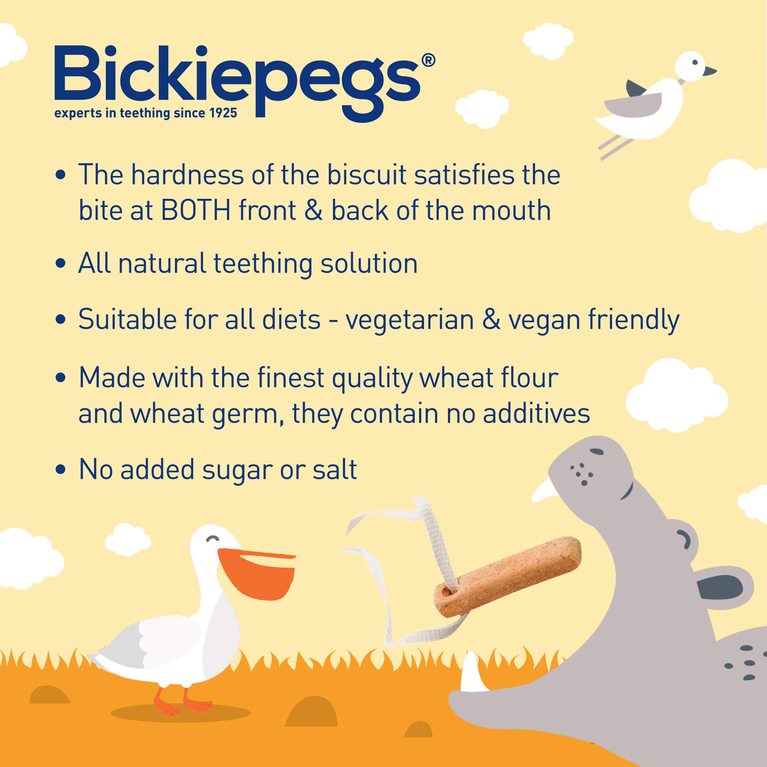 Bickiepegs - Natürliche 9 Beißkekse für Babys (38 g) 7