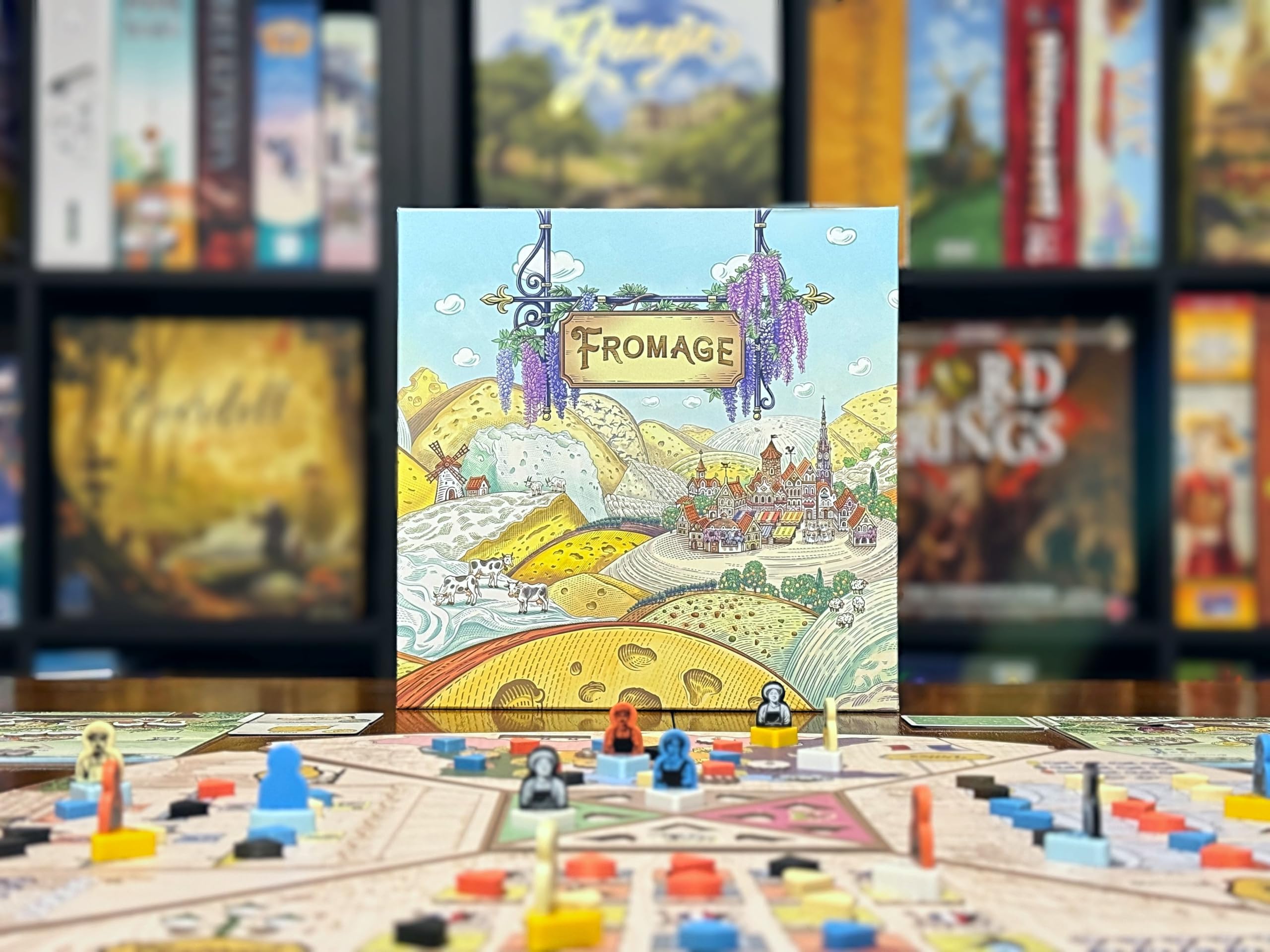 Road to Infamy Fromage Board Game | Simultaneous Worker Placement | 5,424 Setups 8