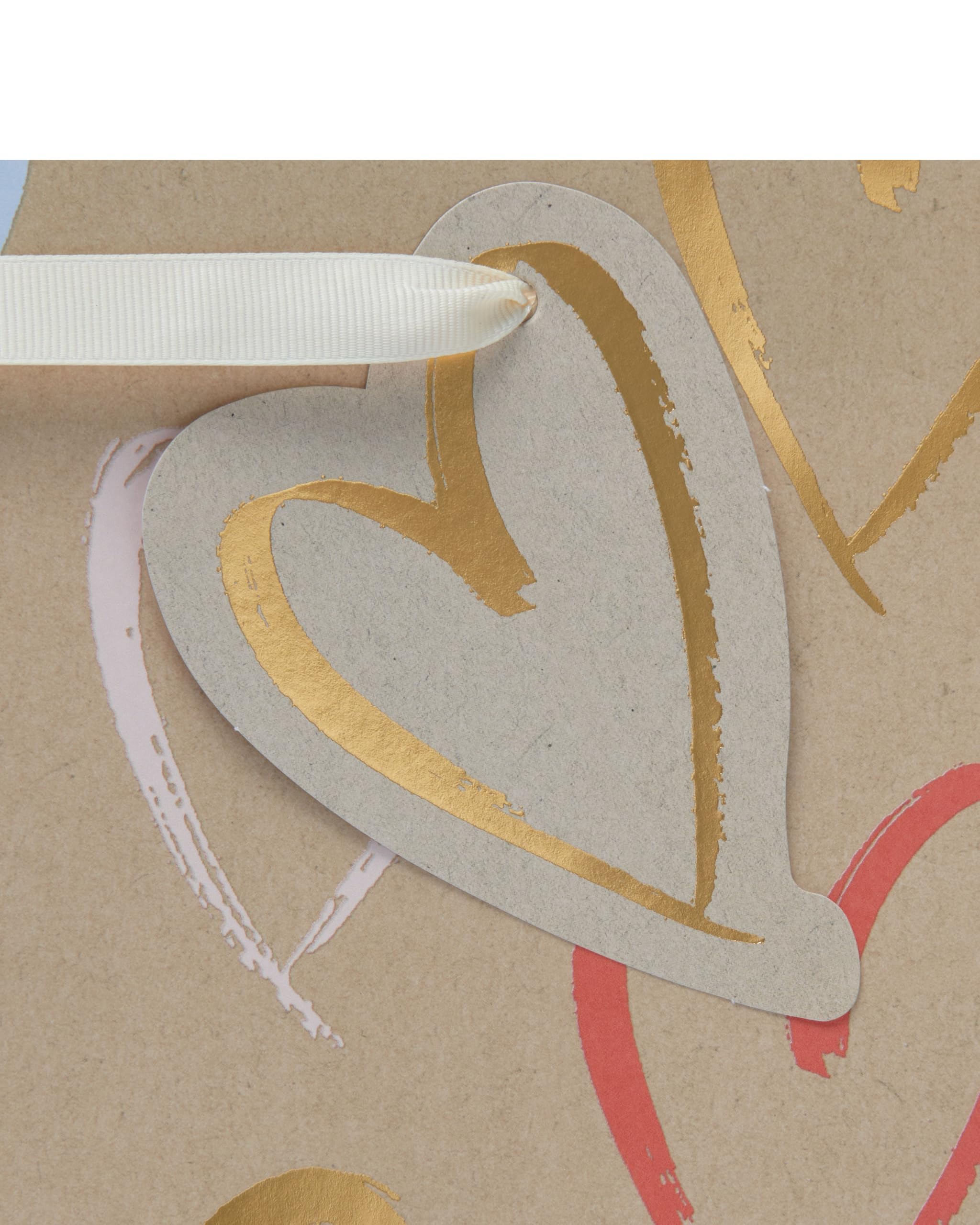 UK Greetings Large Gift Bag for Her/Friend | Foiled Scripted Lettering | FSC Certified Cardboard 4