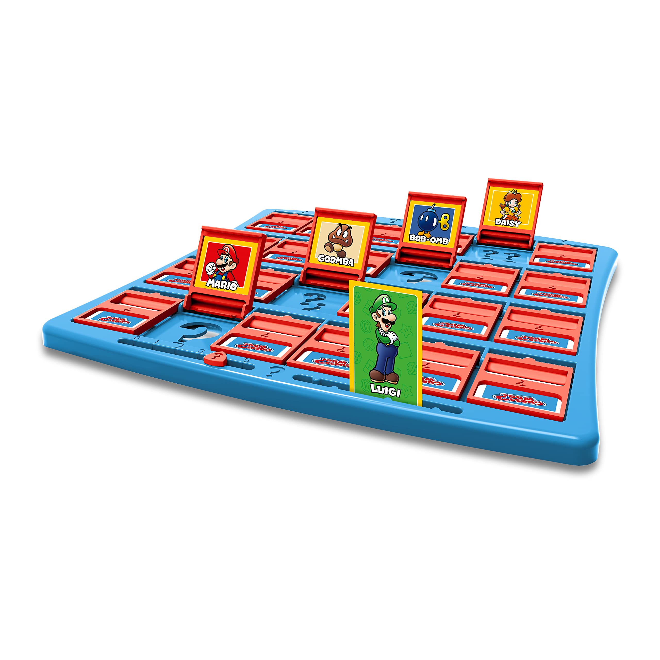 Winning Moves Super Mario Guess Who? Board Game Age 3+, Play with classic Nintendo characters including Mario, Luigi, Peach, Bowser, and Donkey Kong, 2 players makes a great gift for ages 3 plus