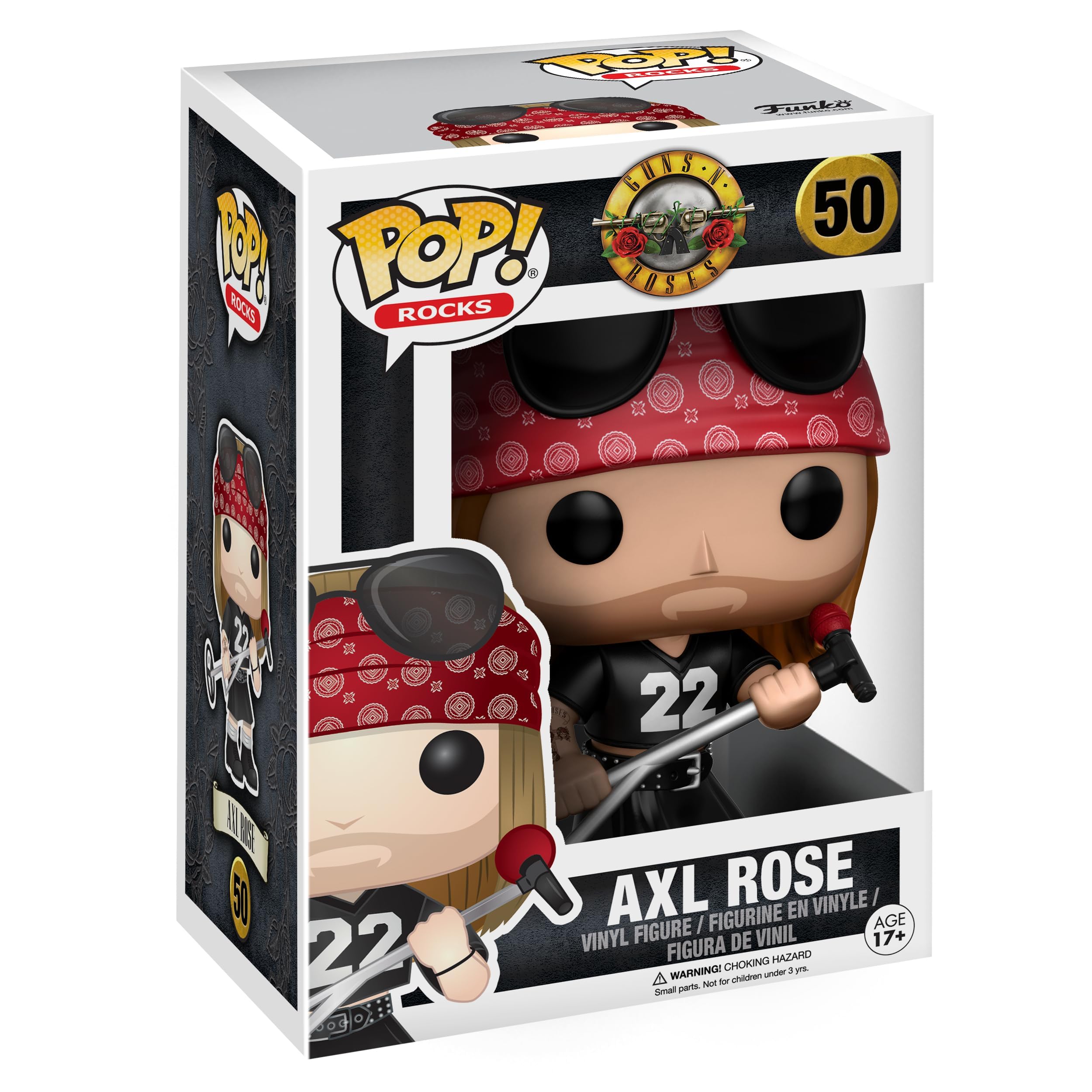Funko POP! Rocks: Axl Rose - Collectable Vinyl Figure | 3.75 Inches | Model 10688