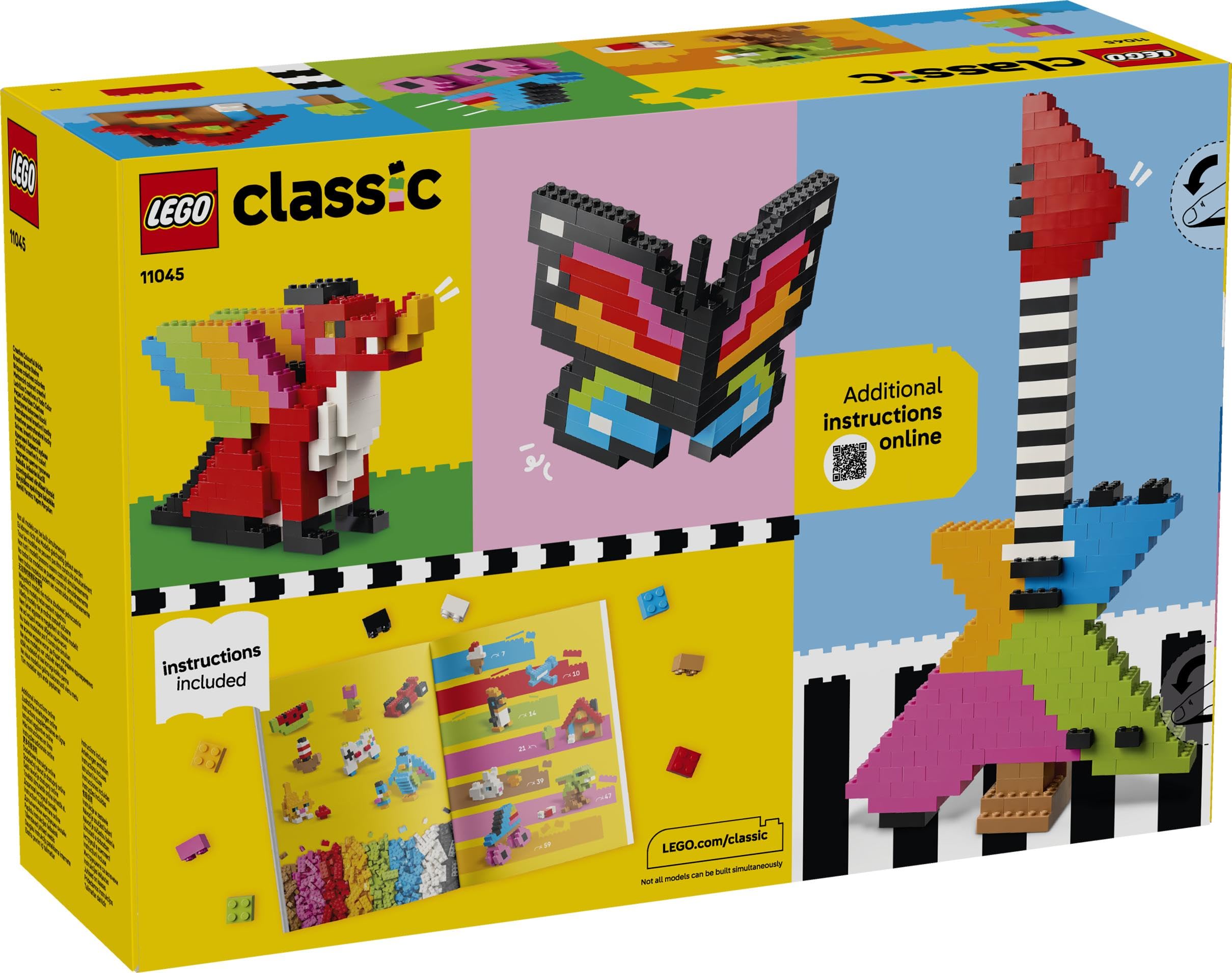 LEGO Classic Creative Colourful Bricks Set 11045 - 820 Pieces | Ages 5+ | Fine Motor Skills Toy 9
