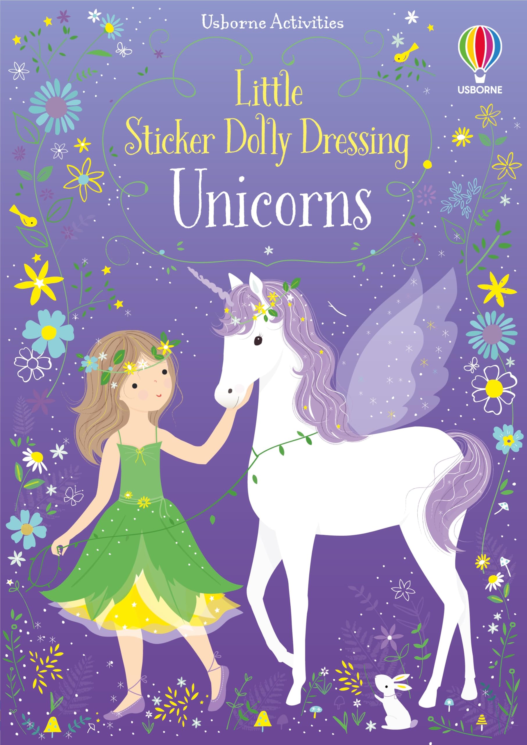 Usborne Little Sticker Dolly Dressing Unicorns Activity Book | Ages 4-6 | Paperback