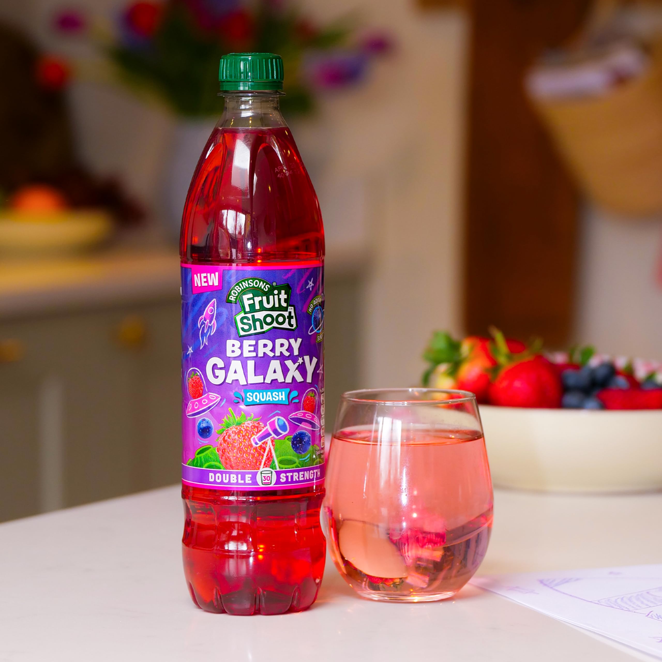 FRUIT SHOOT Berry Galaxy Squash Concentrate - Double Strength | 750ml | No Added Sugar 4