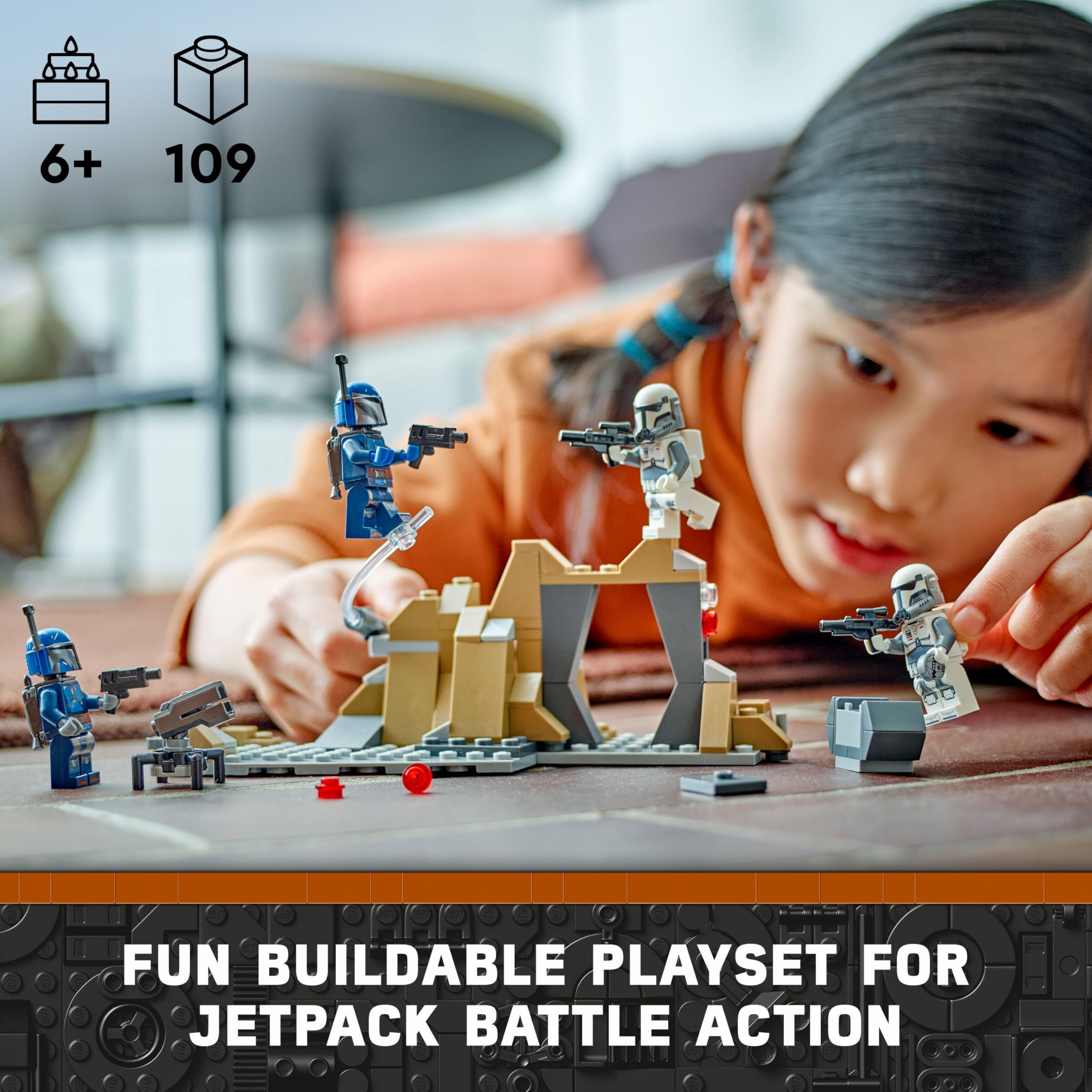 LEGO Star Wars 75373 Ambush on Mandalore Battle Pack | Ages 6+ | 4 Minifigures 3