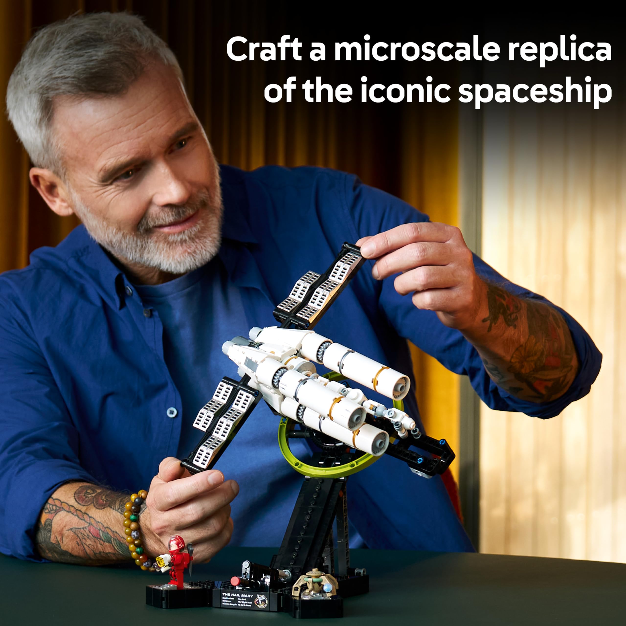 LEGO Icons Project Hail Mary Spaceship Model Kit - Microscale Replica | Ages 18+ 3