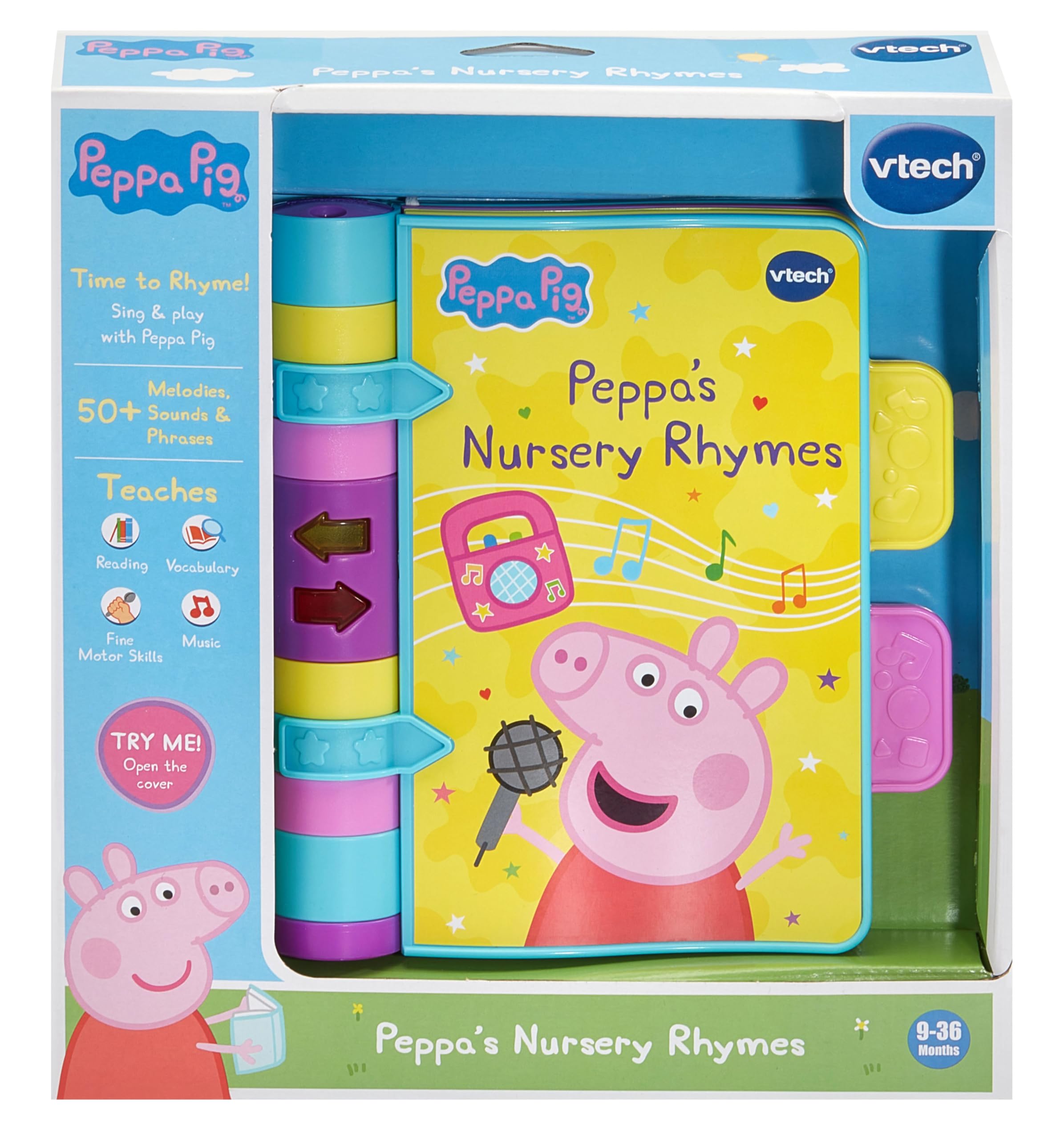 VTech Peppa Pig: Peppa's Nursery Rhymes Book - Interactive Electronic Learning Toy for Ages 9-36 Months 2
