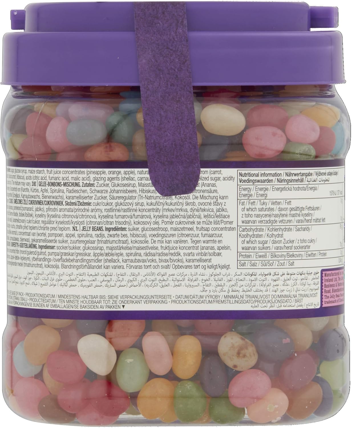 The Jelly Bean Factory Riesige Geschmacksrichtungen, 1,4 kg Gourmet-Jelly-Beans-Glas 10