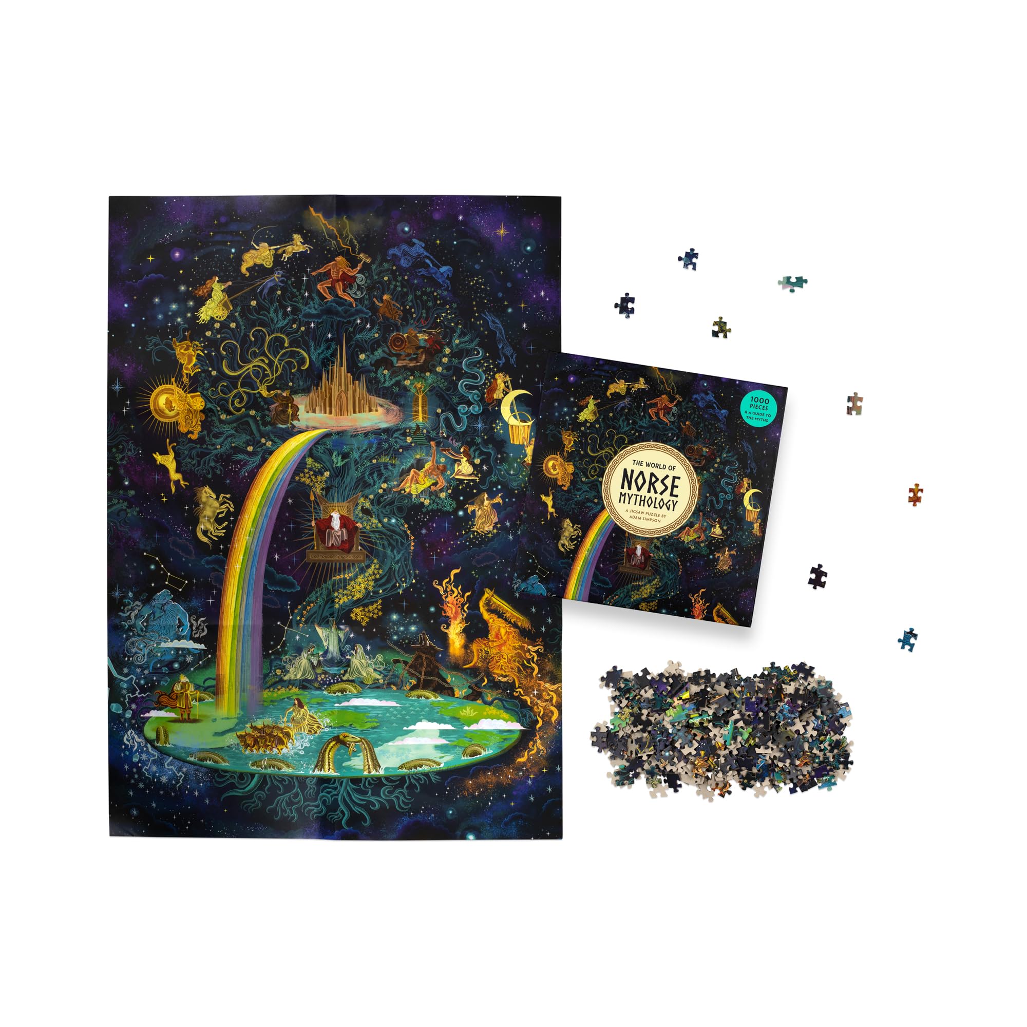 Laurence King The World of Norse Mythology Jigsaw Puzzle - 1000 Pieces | 19 x 27 in 7