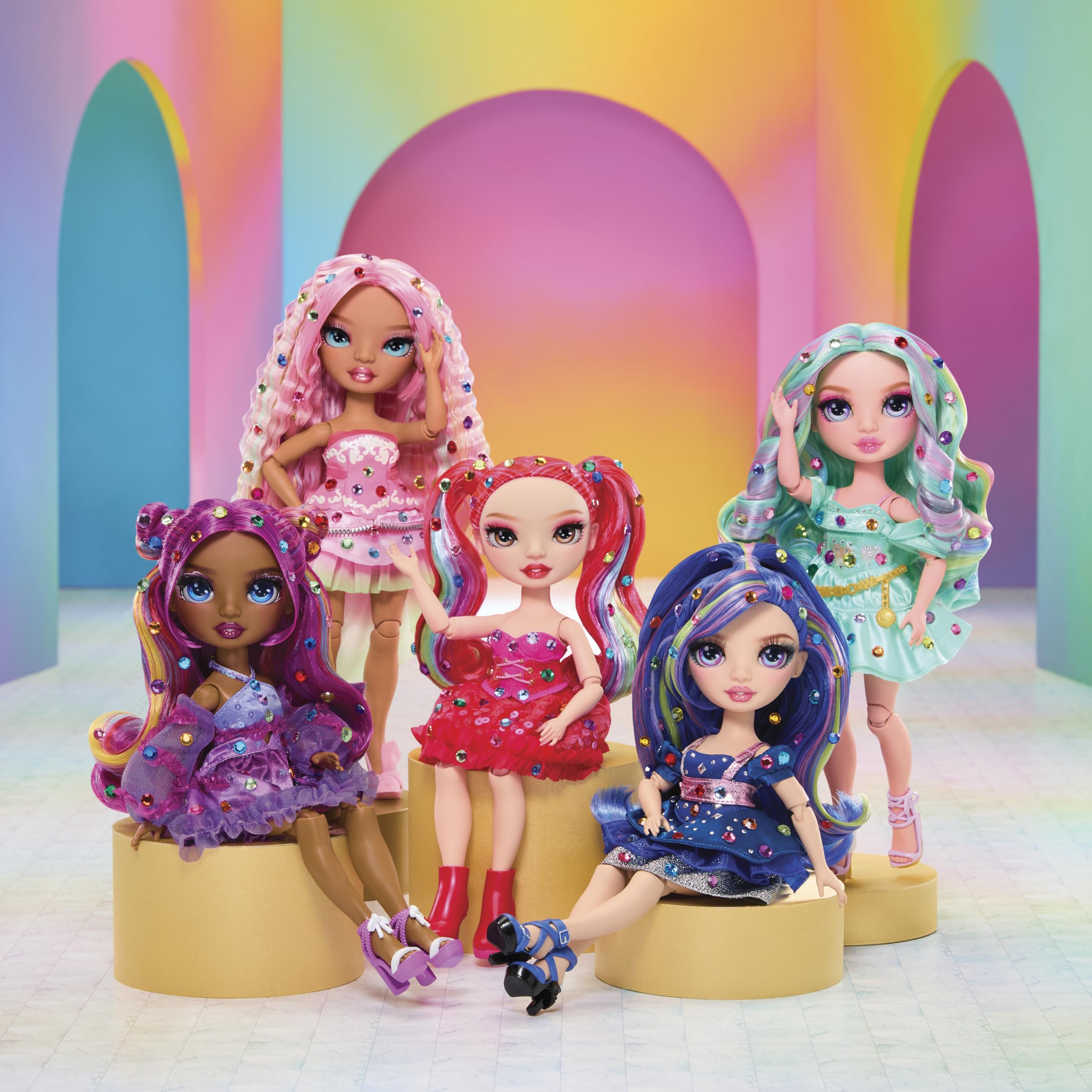 Rainbow High Adeline Rose Be Dazzling Doll - 28cm Fully Articulated Fashion Doll with Bedazzling Tool 6