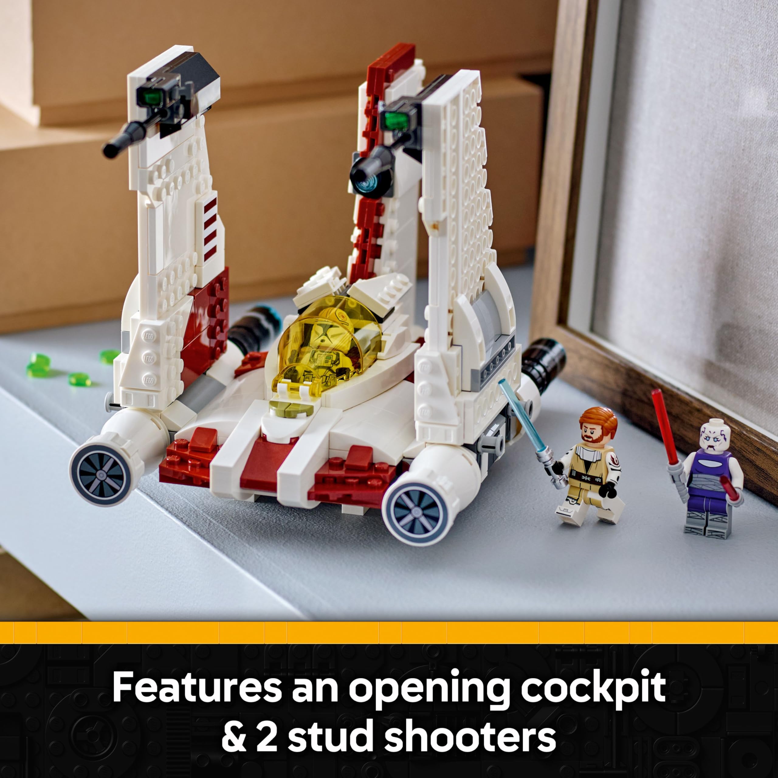 LEGO Star Wars V-19 Torrent Starfighter Building Set 75432 | Ages 9+ | Includes 3 Minifigures 6