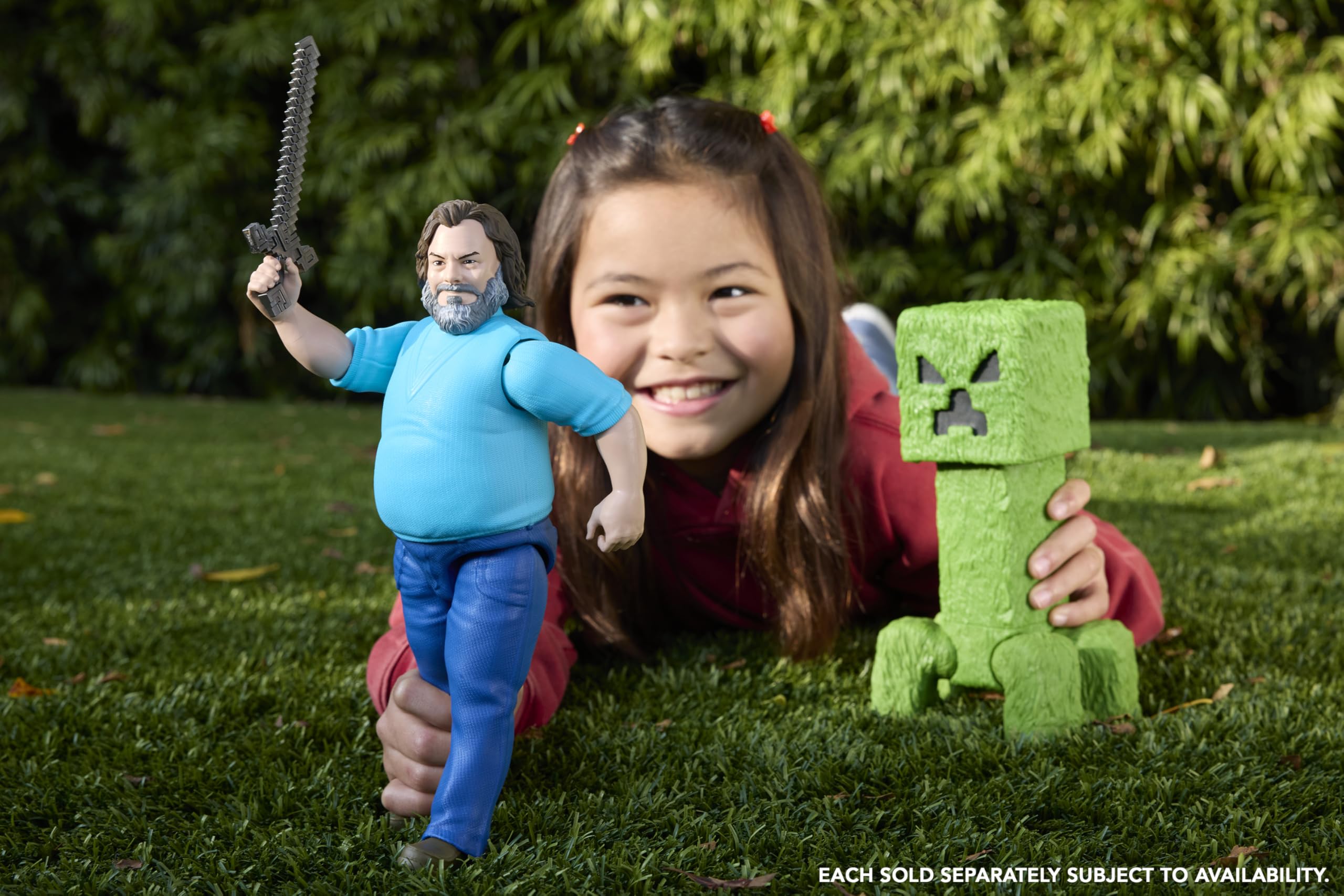 Mattel Minecraft 12-inch Posable Steve Action Figure - Movie Edition 6