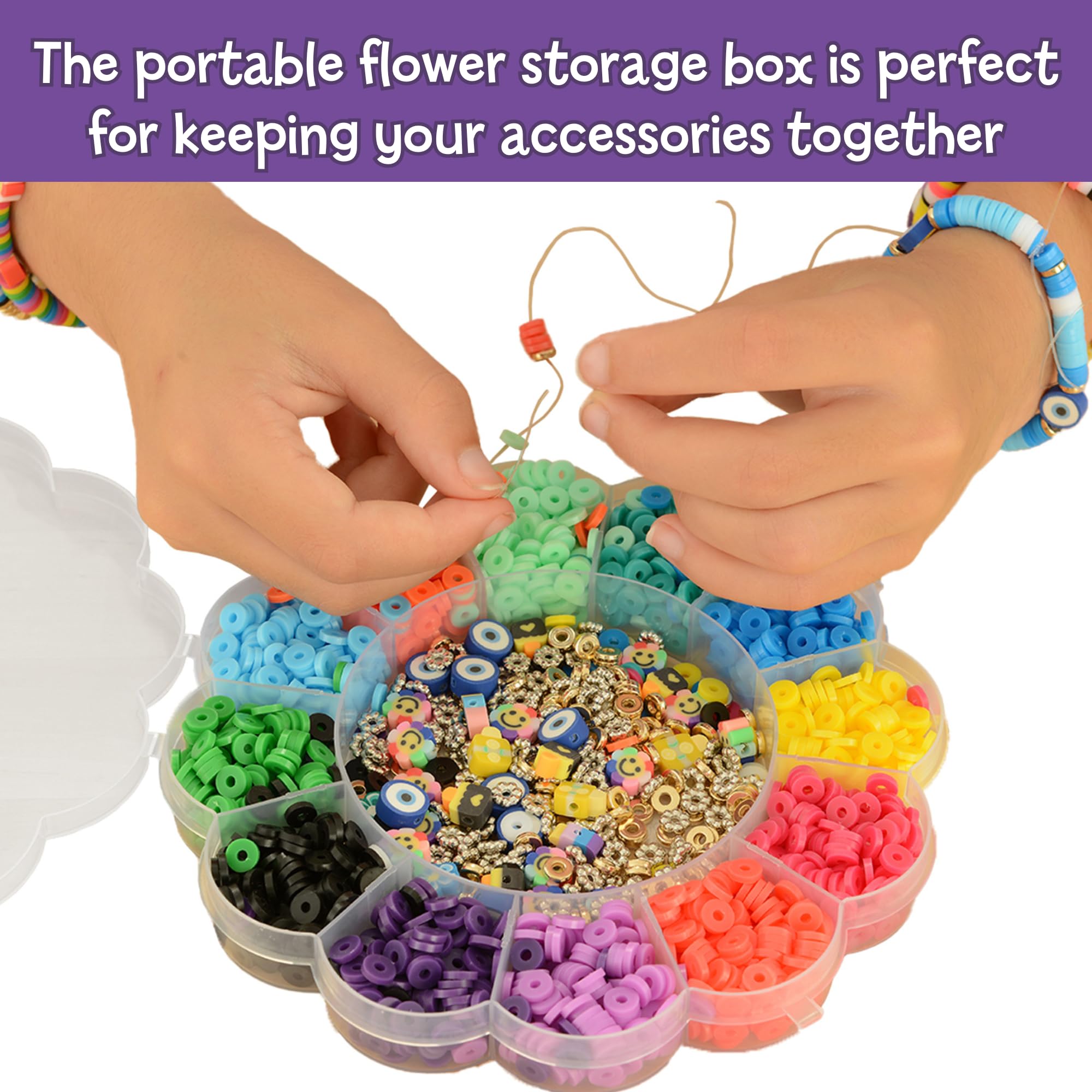 Galt Happy Bracelets Jewellery Making Kit - 2000+ Beads | Ages 6+ 3