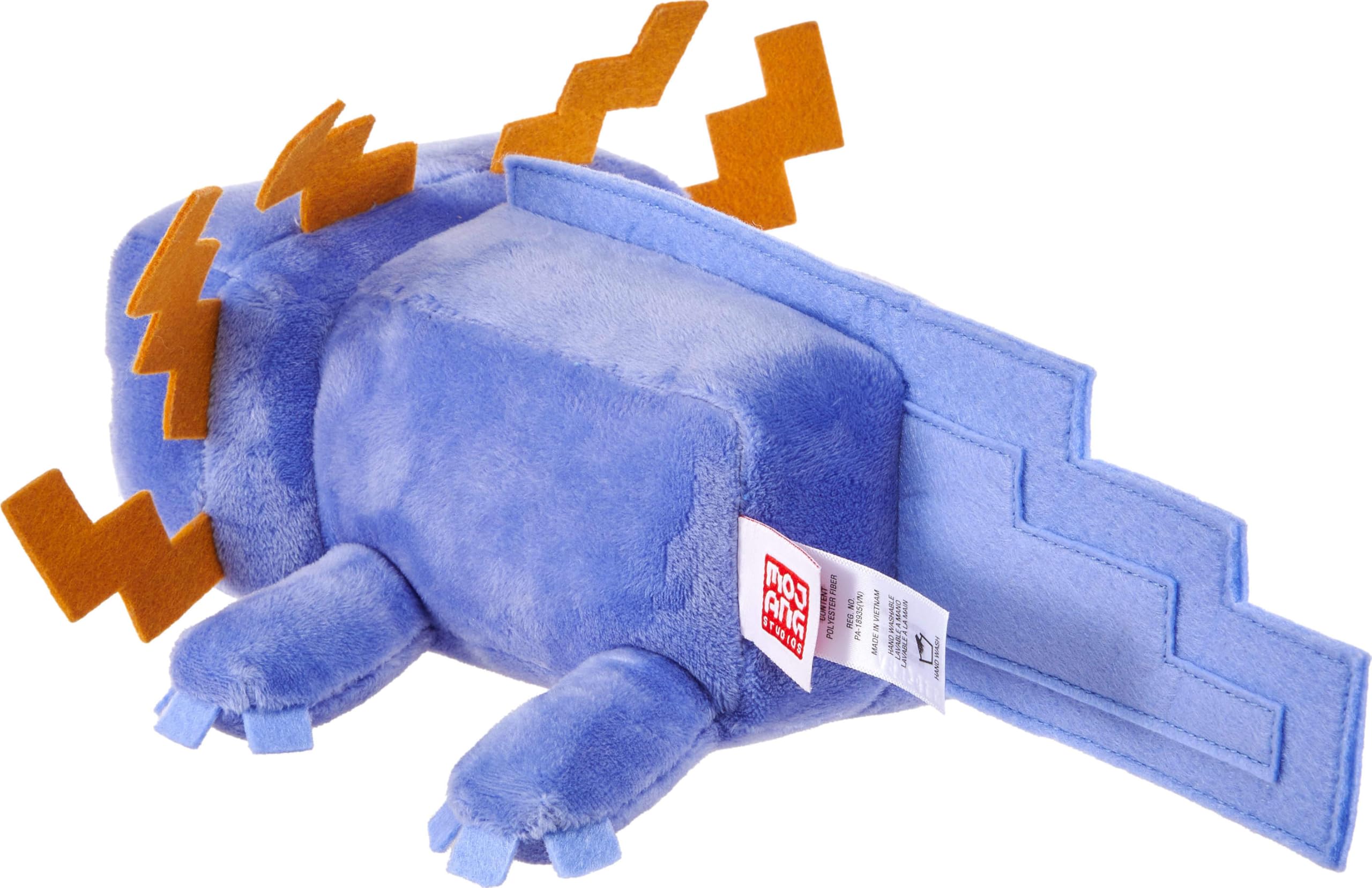 Mattel Minecraft Axolotl Plush Toy - 8 Inch Collectible Soft Doll | Pixelated Details 3