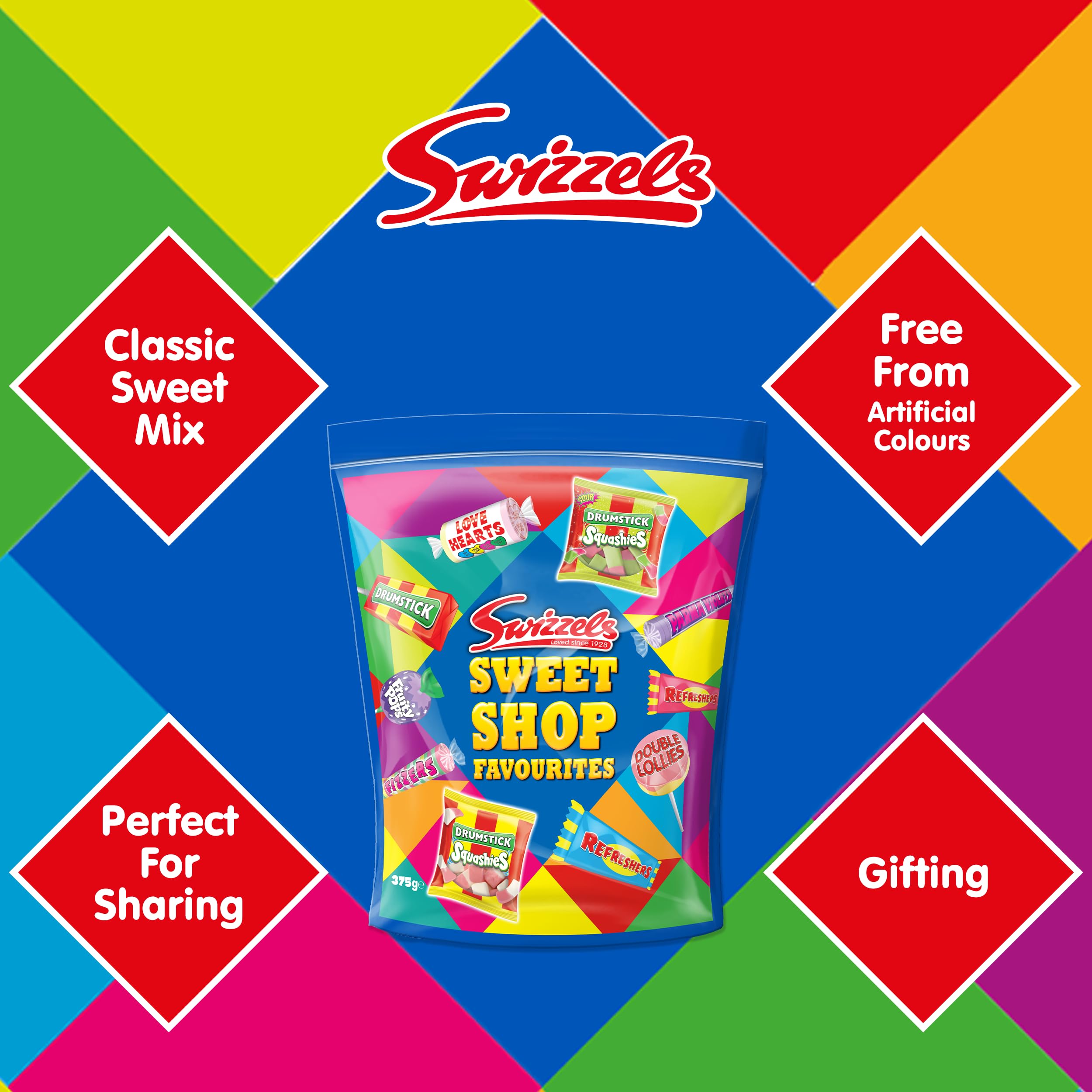Swizzels Sweet Shop Favourites Beutel, 375 g