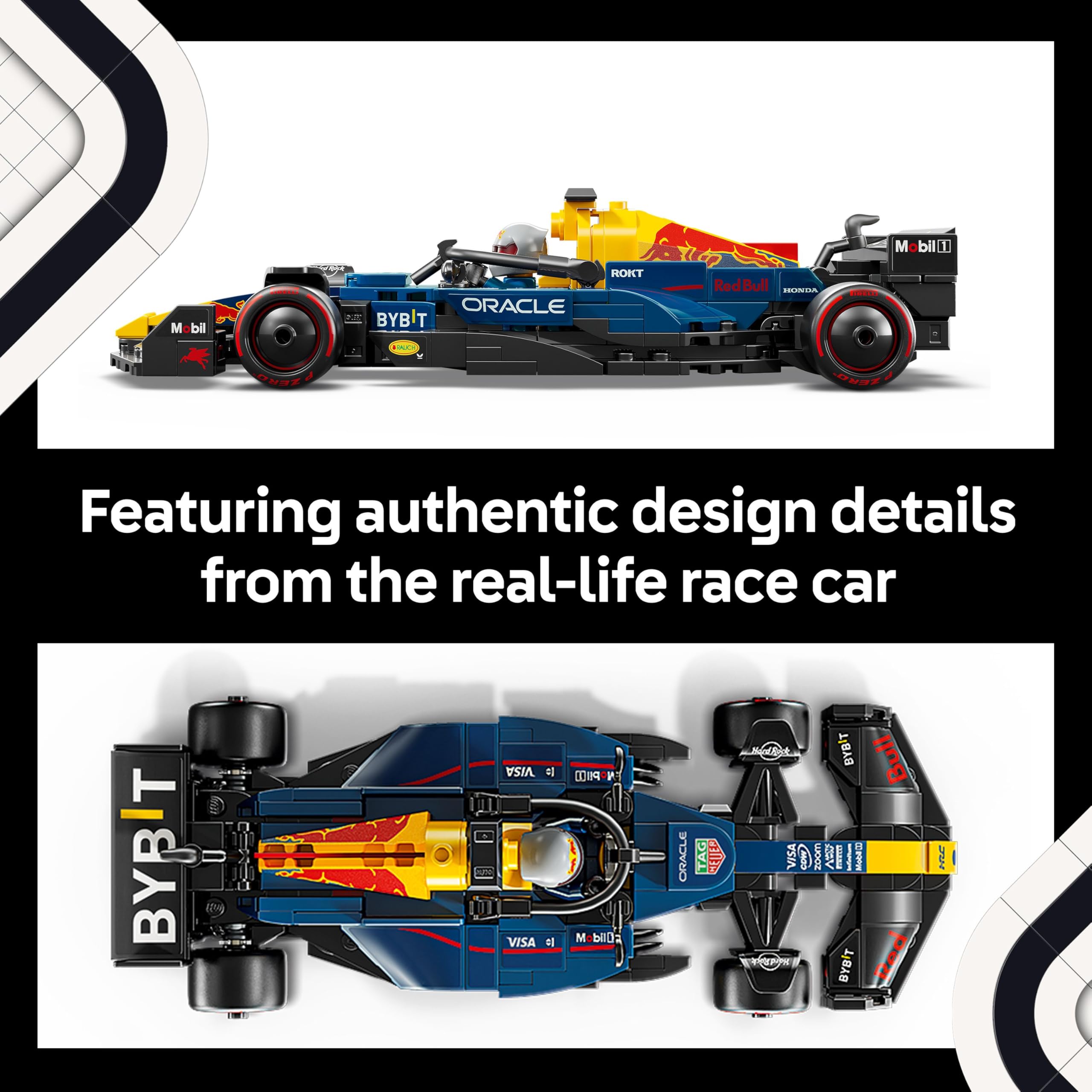 LEGO Speed Champions Oracle Red Bull Racing RB20 F1 Race Car Model 77243 | Ages 18+ 5