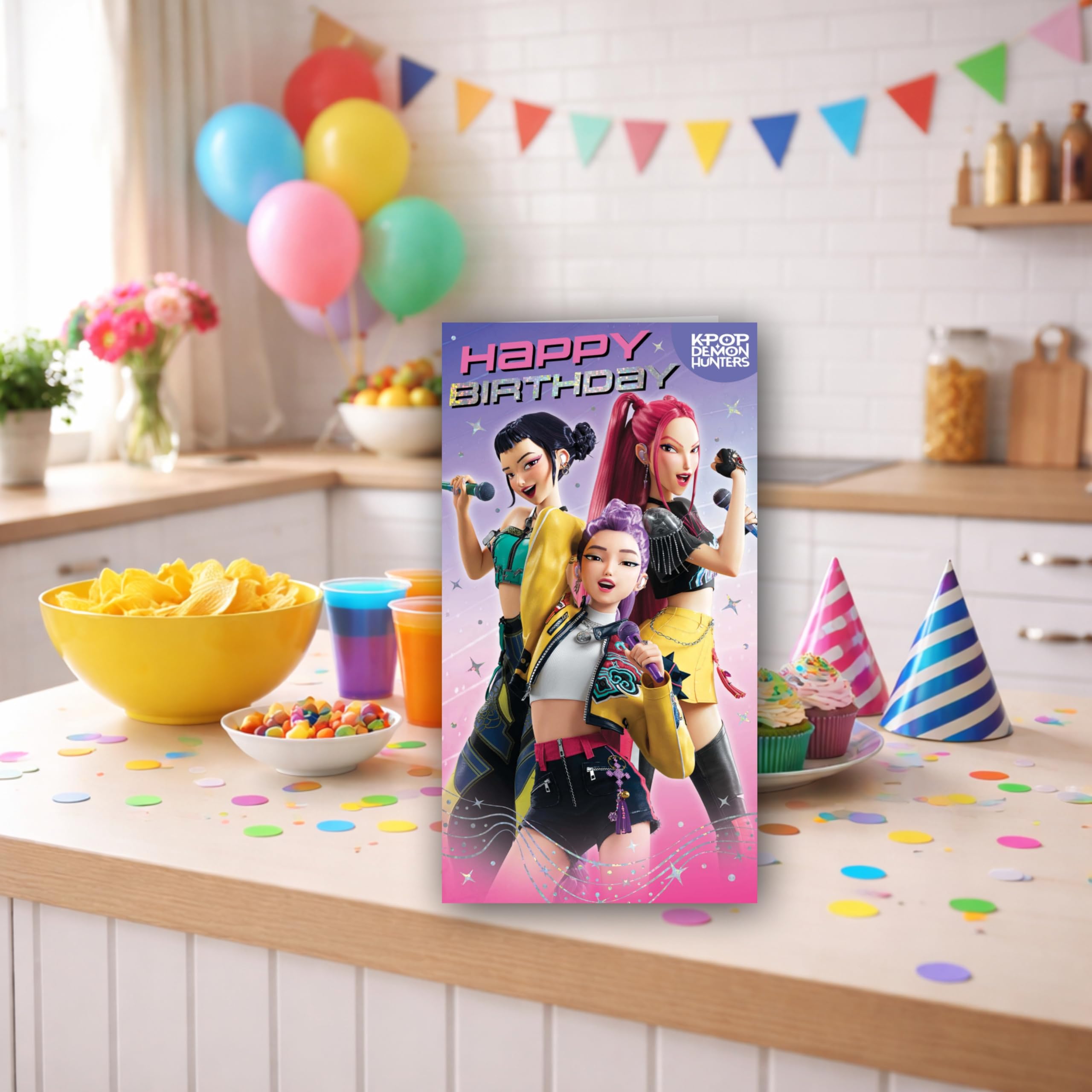 Danilo Promotions Birthday Greeting Card - K-Pop Theme | Standard Size | Unisex-Adults 4