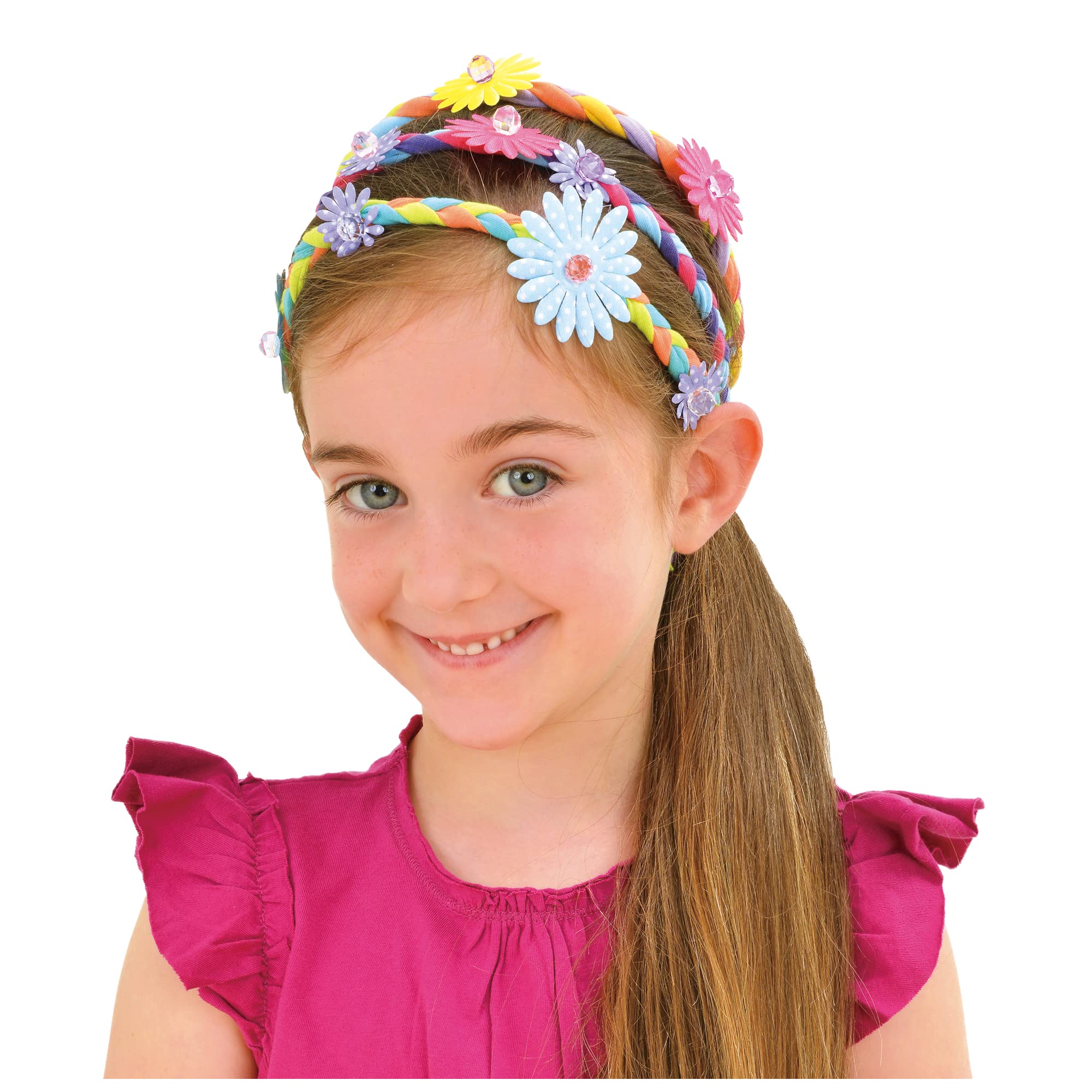 Galt Toys Brilliant Hair Bands Craft Kit - Create 8 Hair Bands | Ages 6+