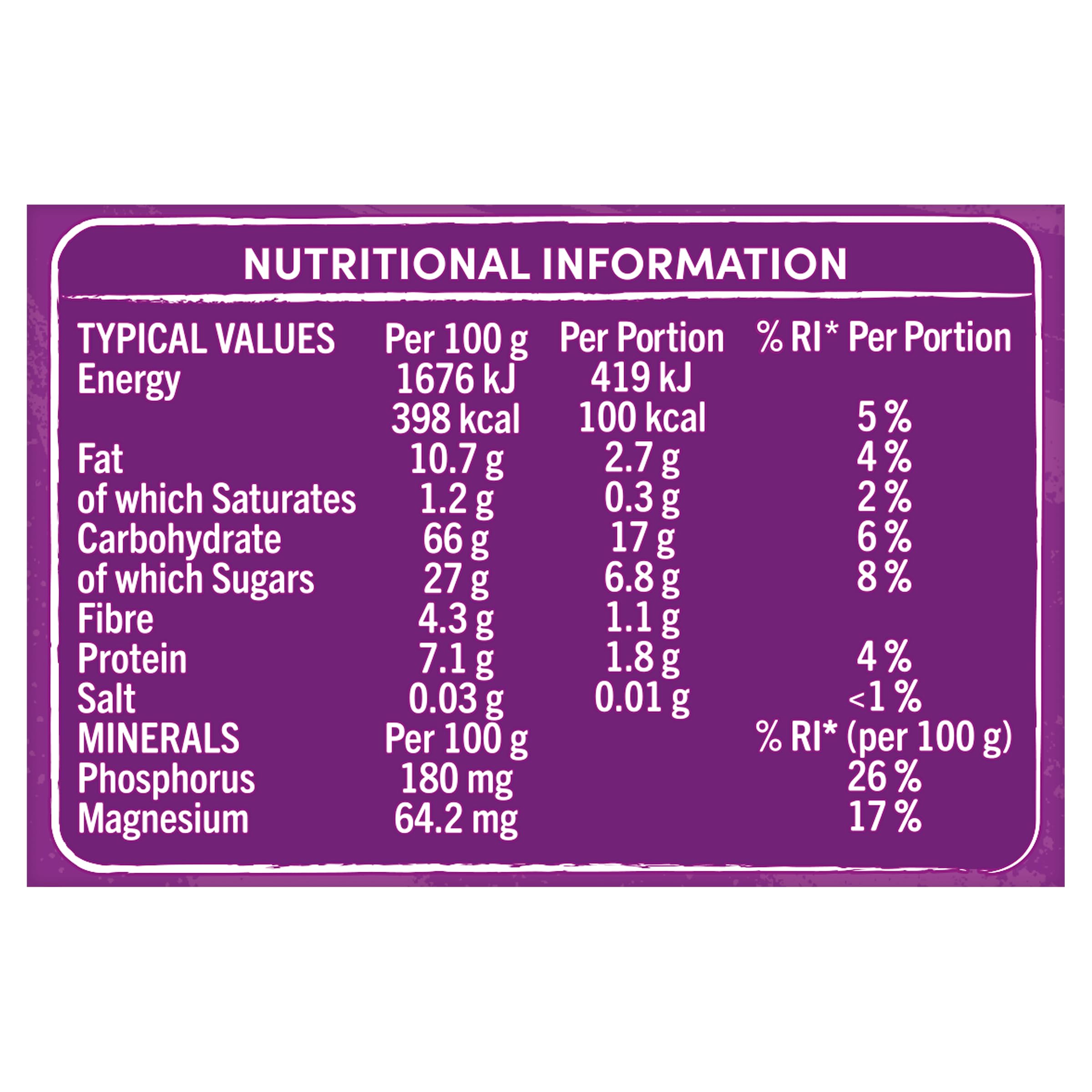 JORDANS Frusli Raisin and Hazelnut Cereal Bars - 6 Pack (150g Total) | Under 100 Calories Per Bar 3