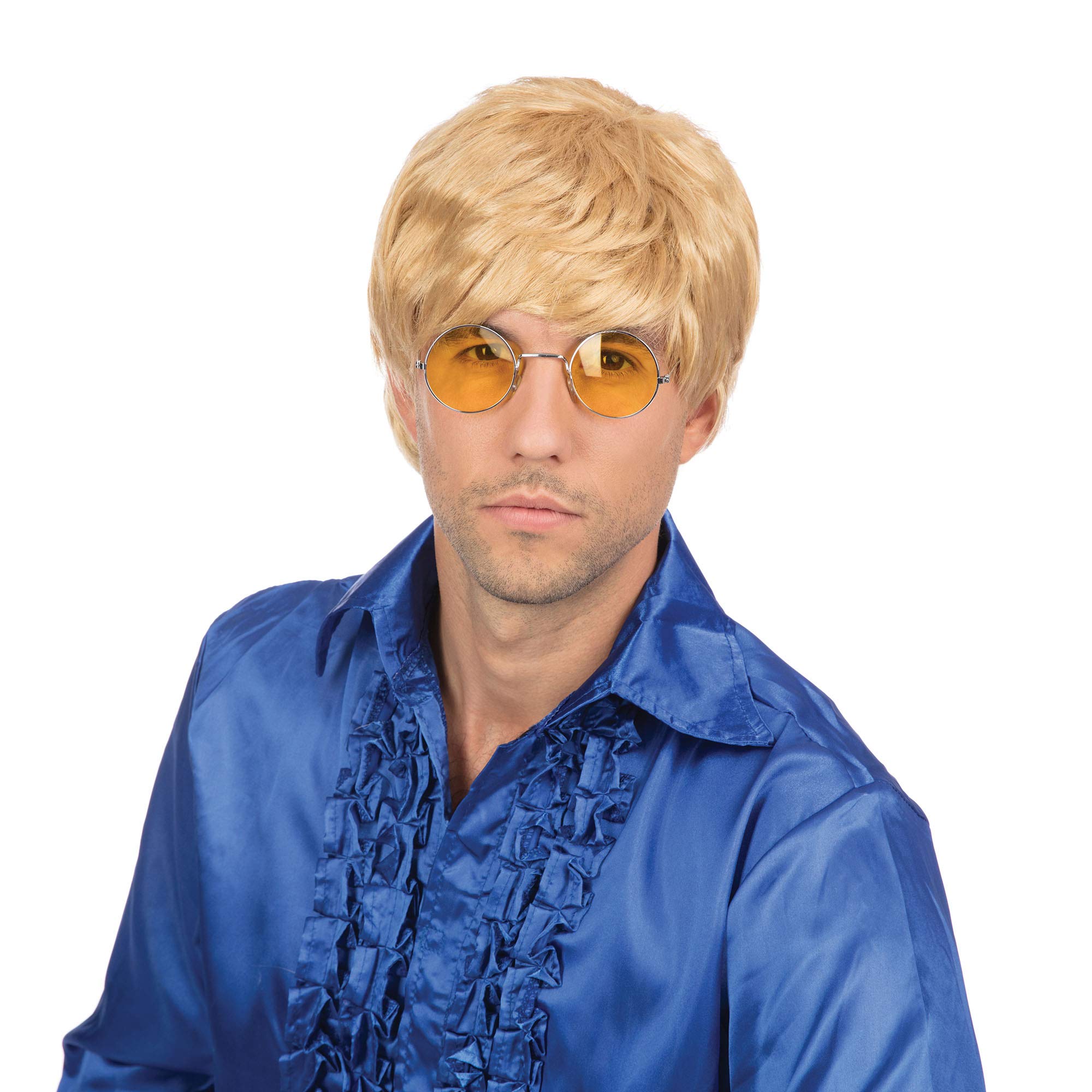 Bristol Novelty BW068 Short Black Synthetic Wig for Men, One Size 3