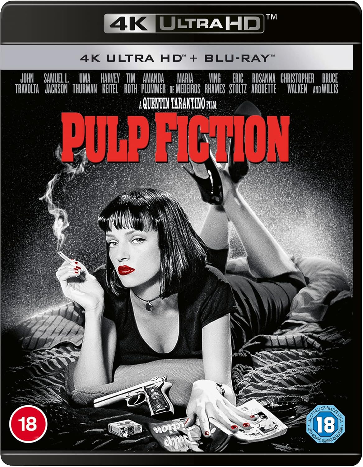 Pulp Fiction 4K UHD [Blu-ray] [Region A & B & C]