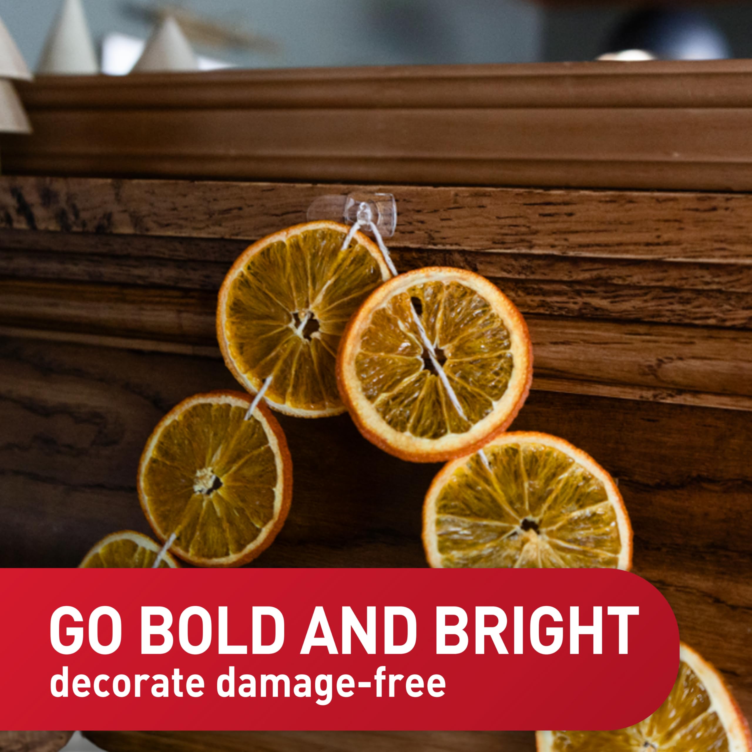 Command Clear Decorating Clips - Damage-Free Hanging for Decor & Cables | Value Pack of 60 Clips + 68 Strips 8