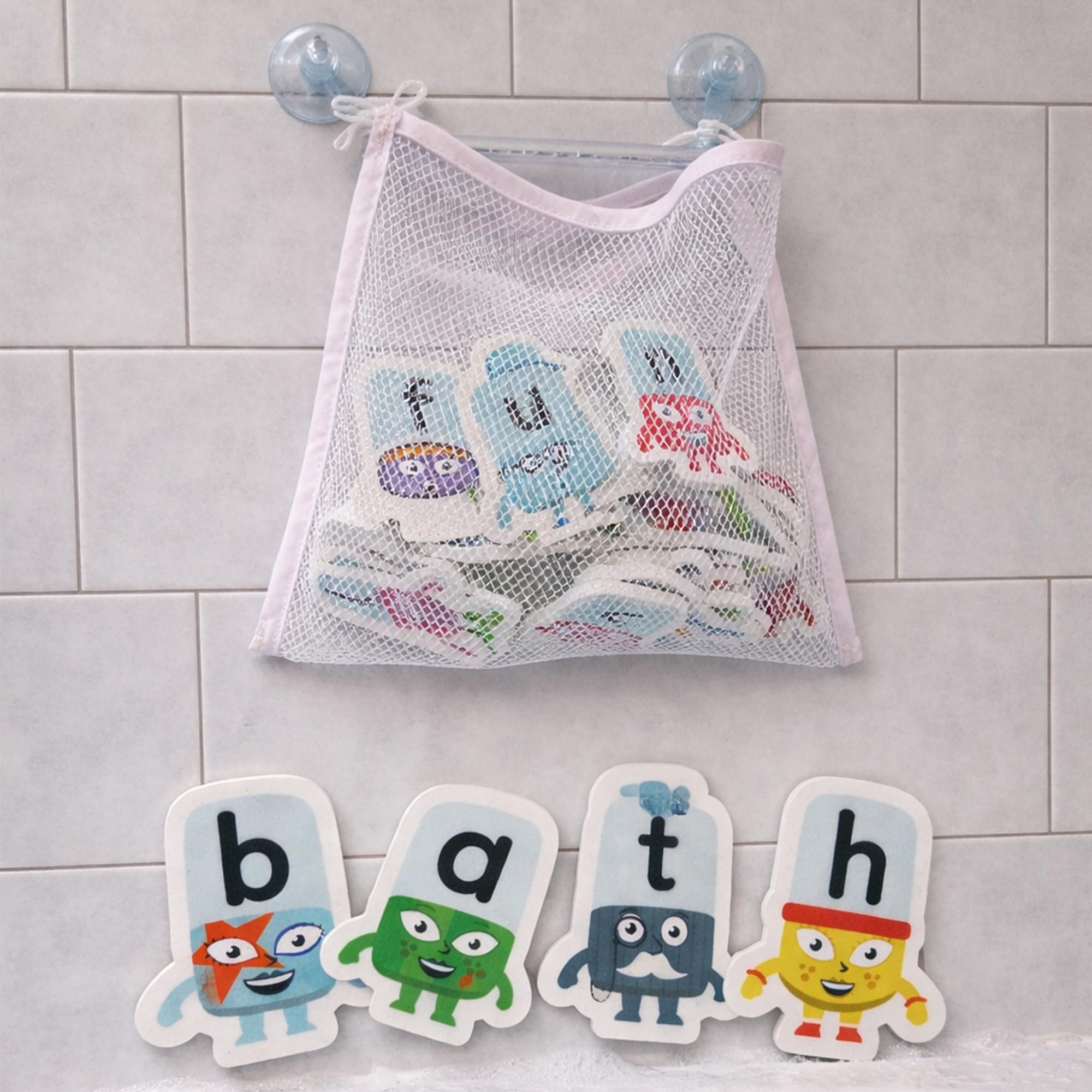 Alphablocks Bath Foam Letters - 26 Floating Phonics Toys for Toddlers & Kids 8