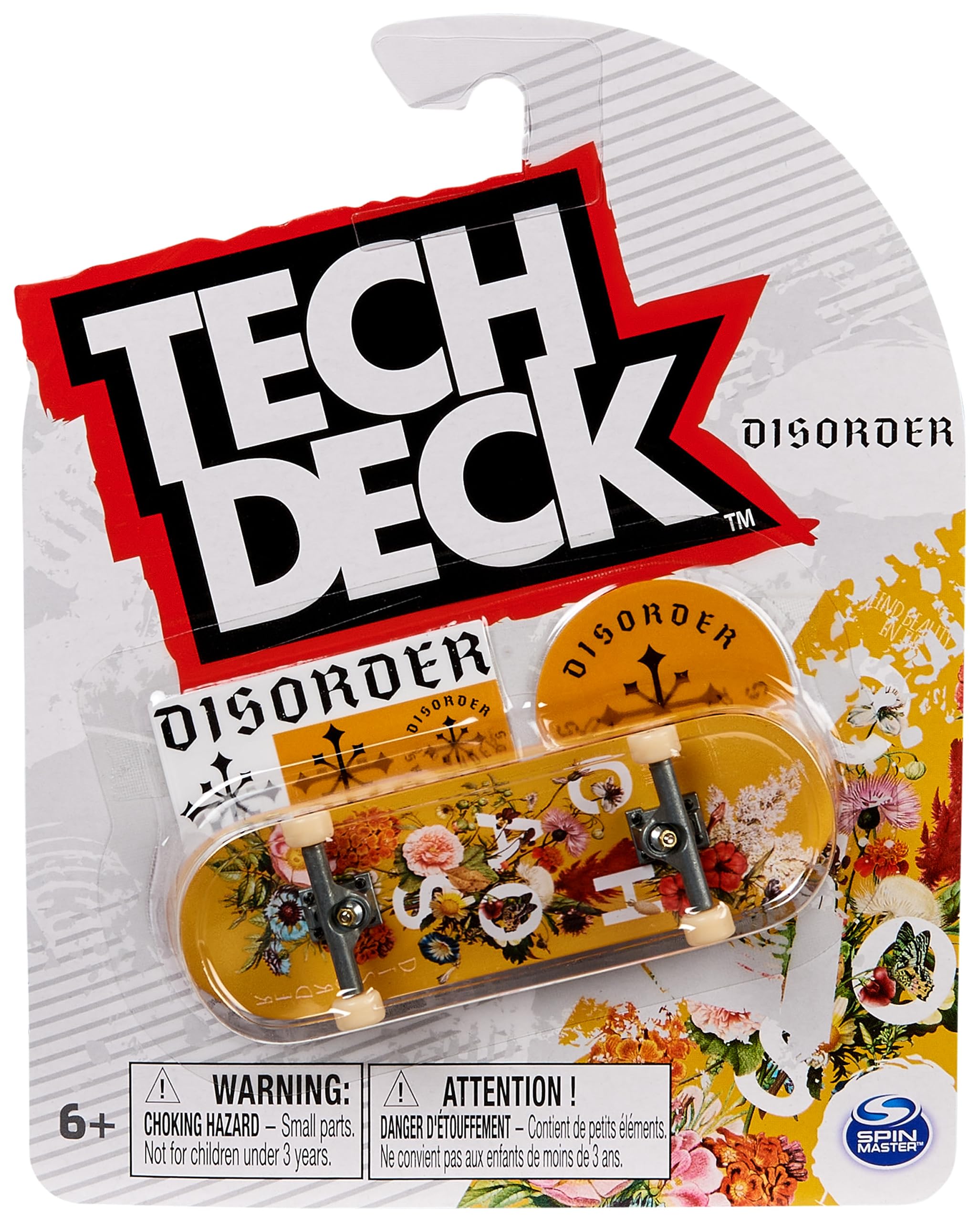 Tech Deck 96-mm Fingerboard with Authentic Skate Designs | Ages 6+ | Customisable 8