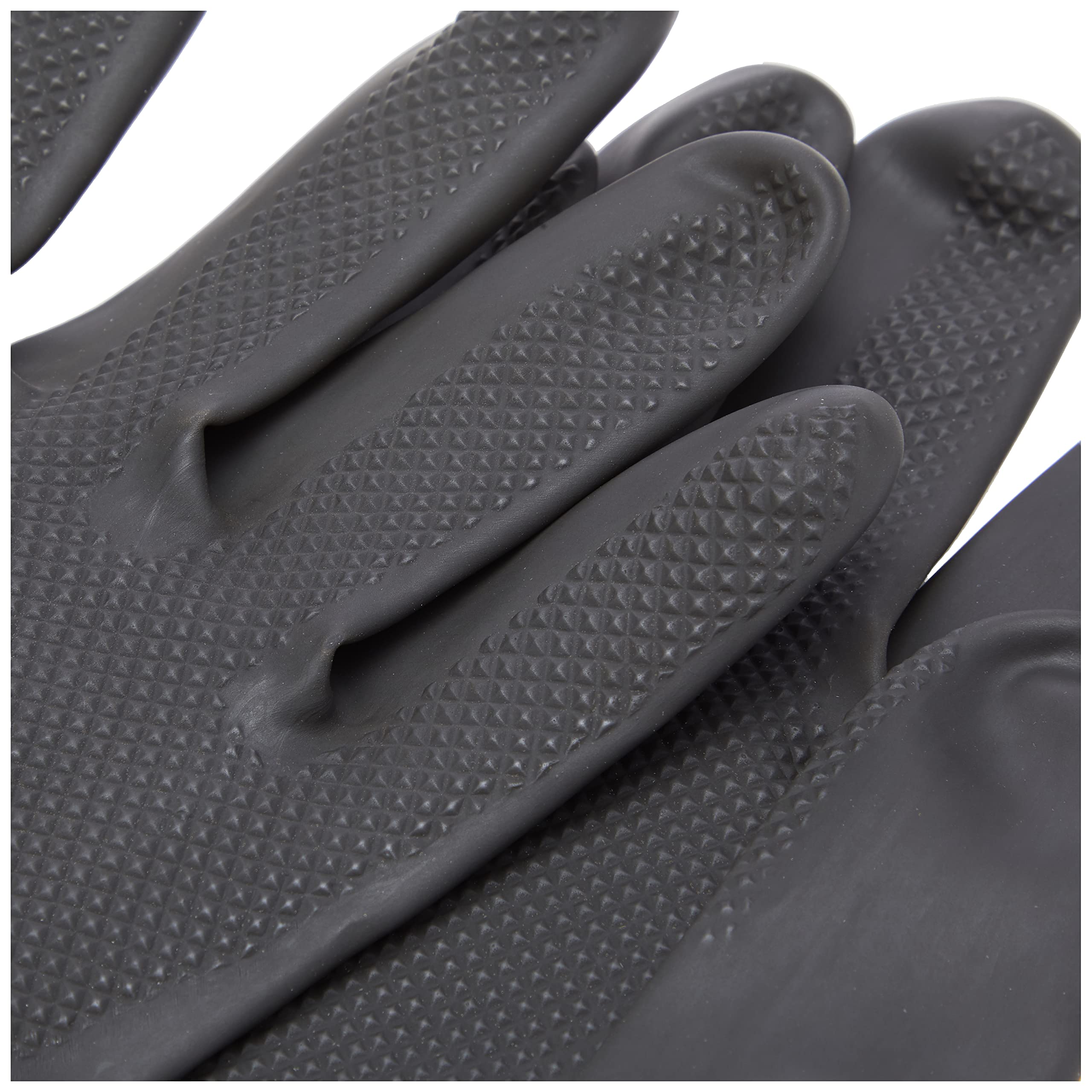 Elliott Extra Tough Rubber Cleaning Gloves - XL Size, Black | Abrasion Resistant 3