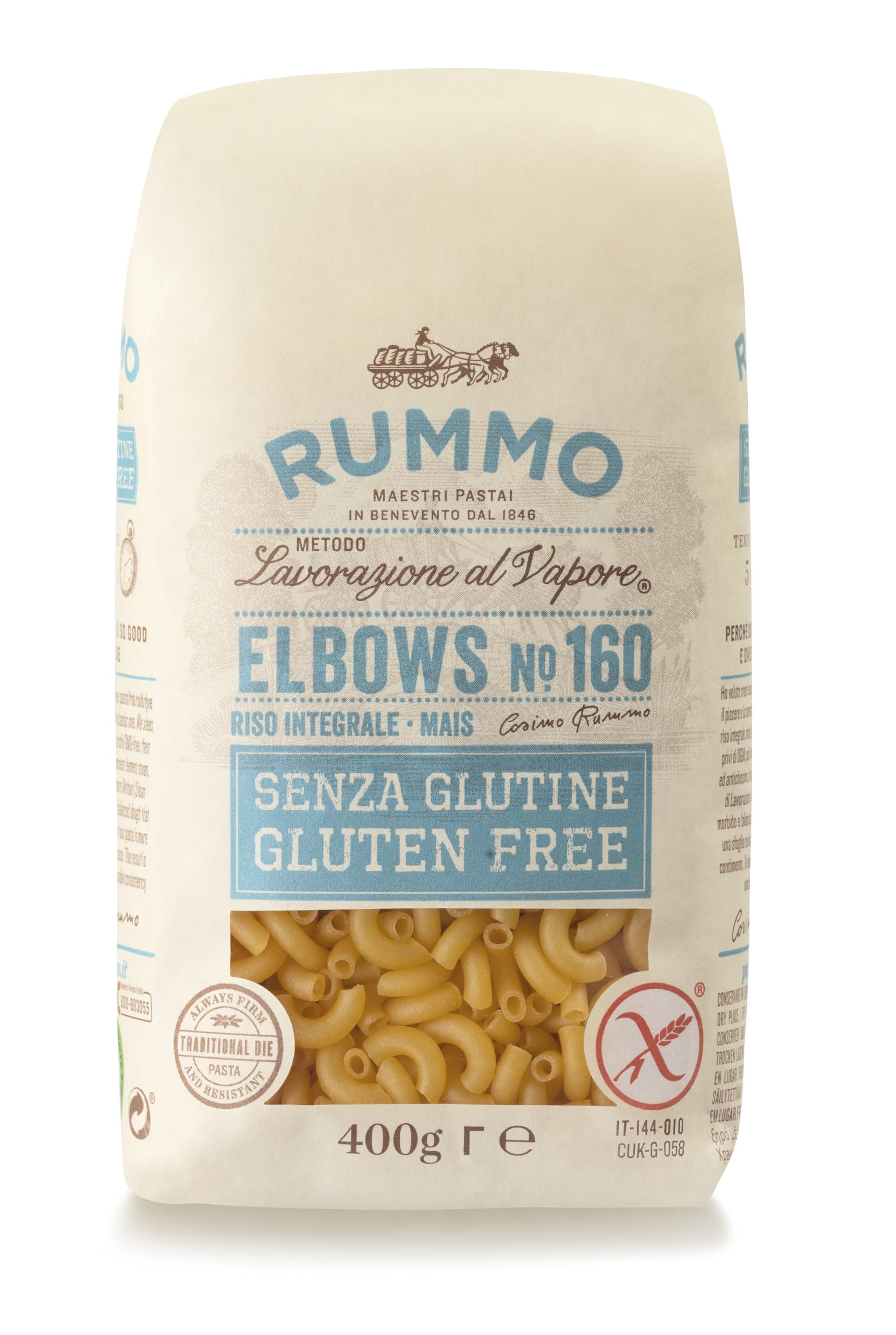 Rummo Gluten Free Elbow Pasta - Authentic Italian Quality | 400g