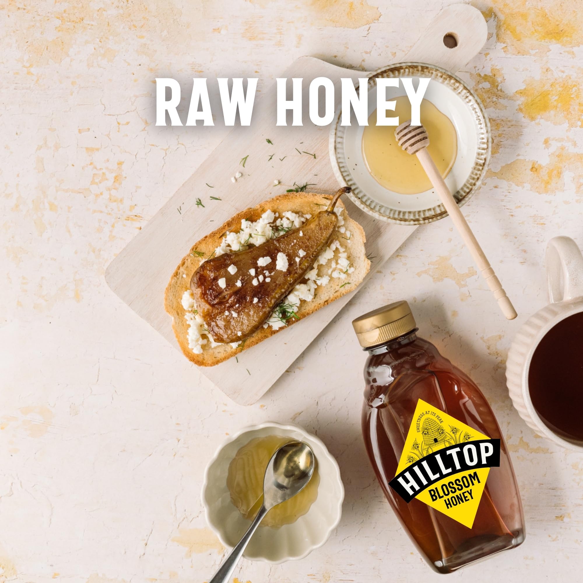 Hilltop Honey Blossom Honey - Pure Natural Honey | 720g Squeezy Bottle 5
