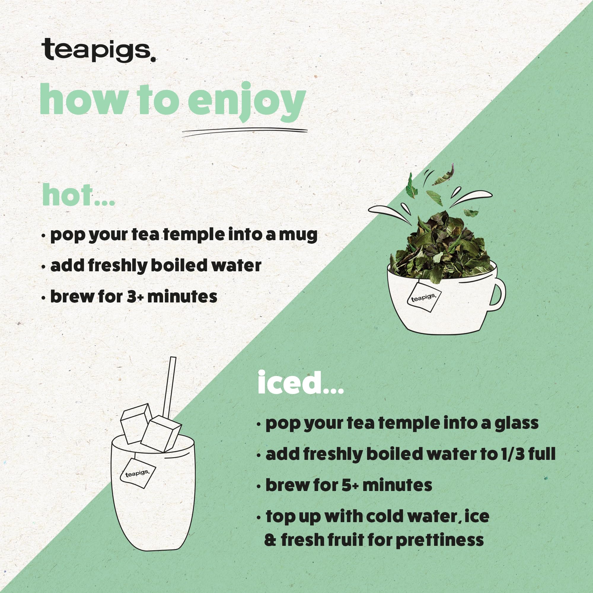 teapigs - Strawberry & Juniper Tea Caffeine-Free Fruit Tea Bags with Hibiscus 7