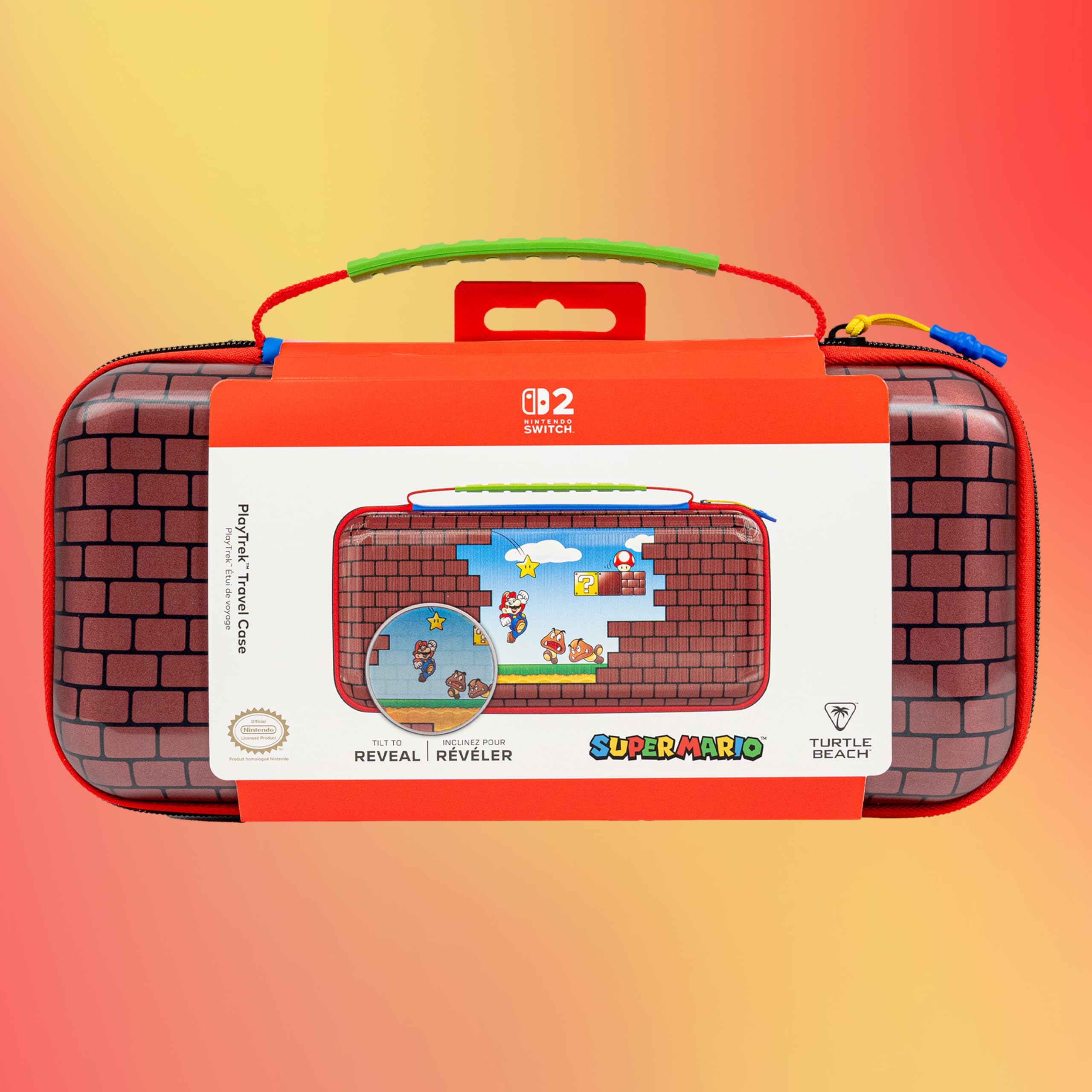 Turtle Beach PlayTrek Travel Case: Mario Bricks - Nintendo Switch 2, Ninten 4
