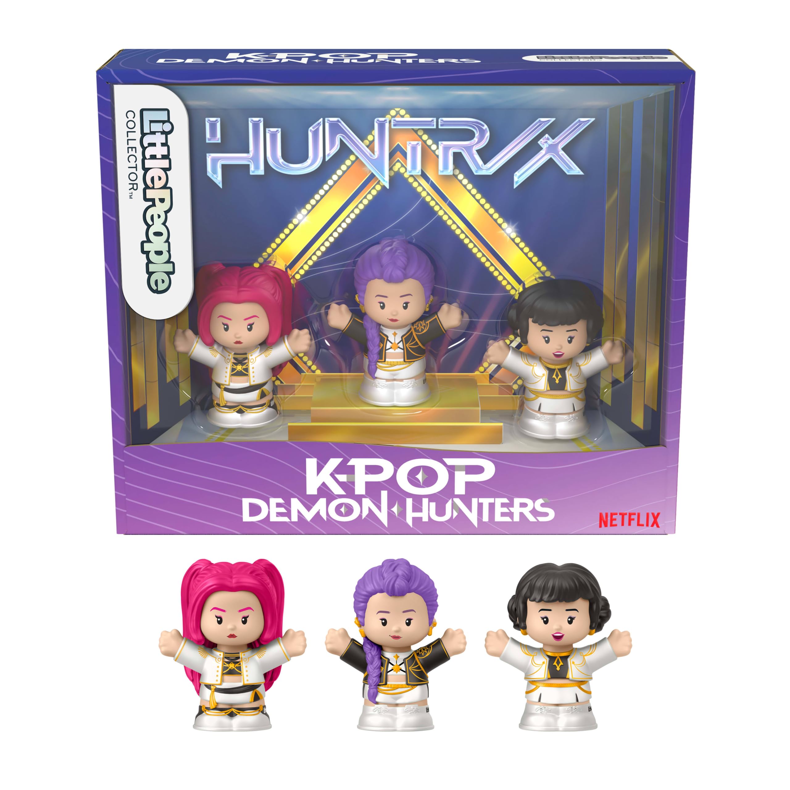 Little People Collector KPop Demon Hunters: HUNTR/X Set - Special Edition | 3 Figures | Ages 8+ 1