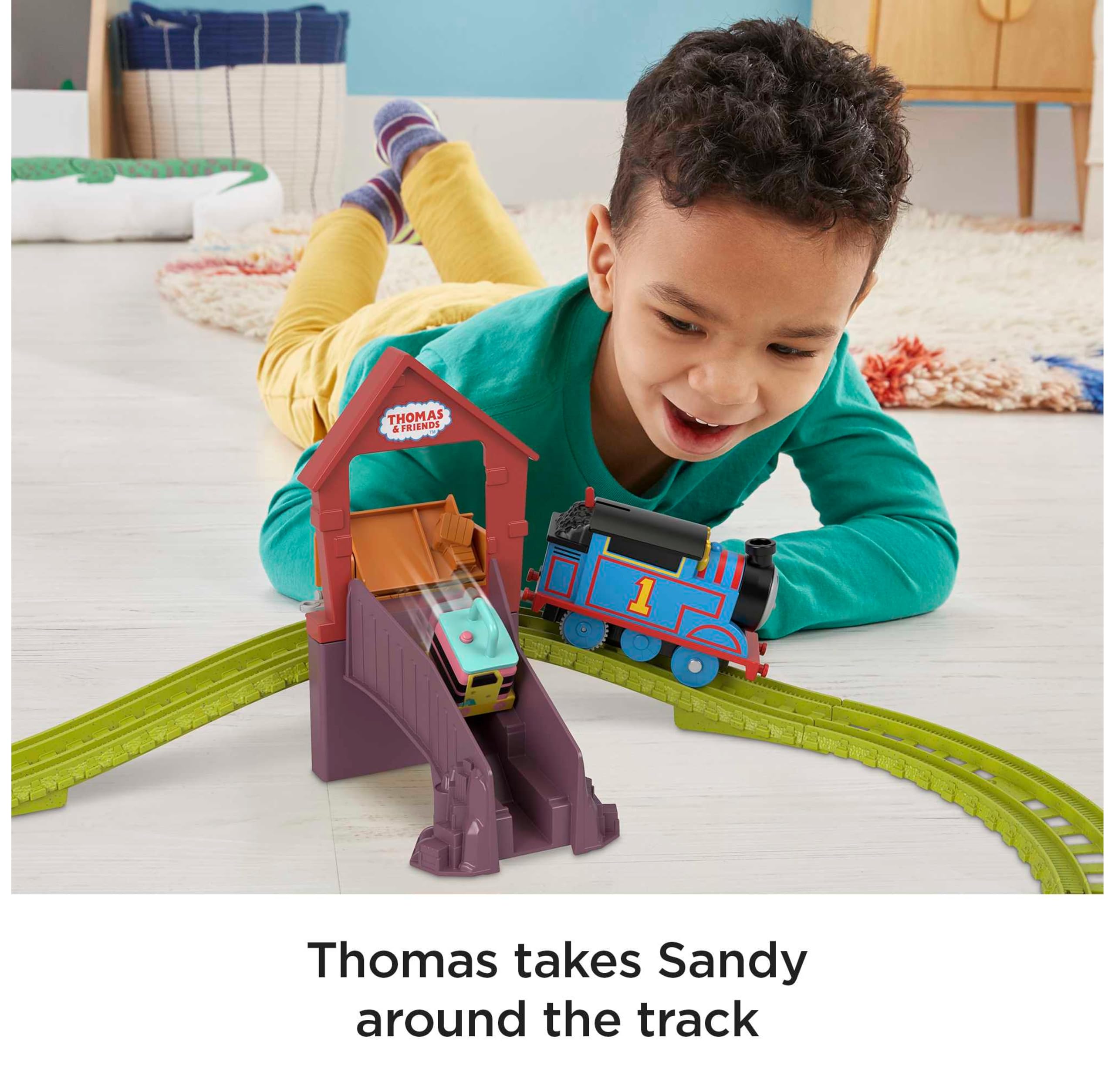 THOMAS & FRIENDS Fix 'Em Up Friends Train Set | 18-Piece | Battery Powered | Ages 3+ 3