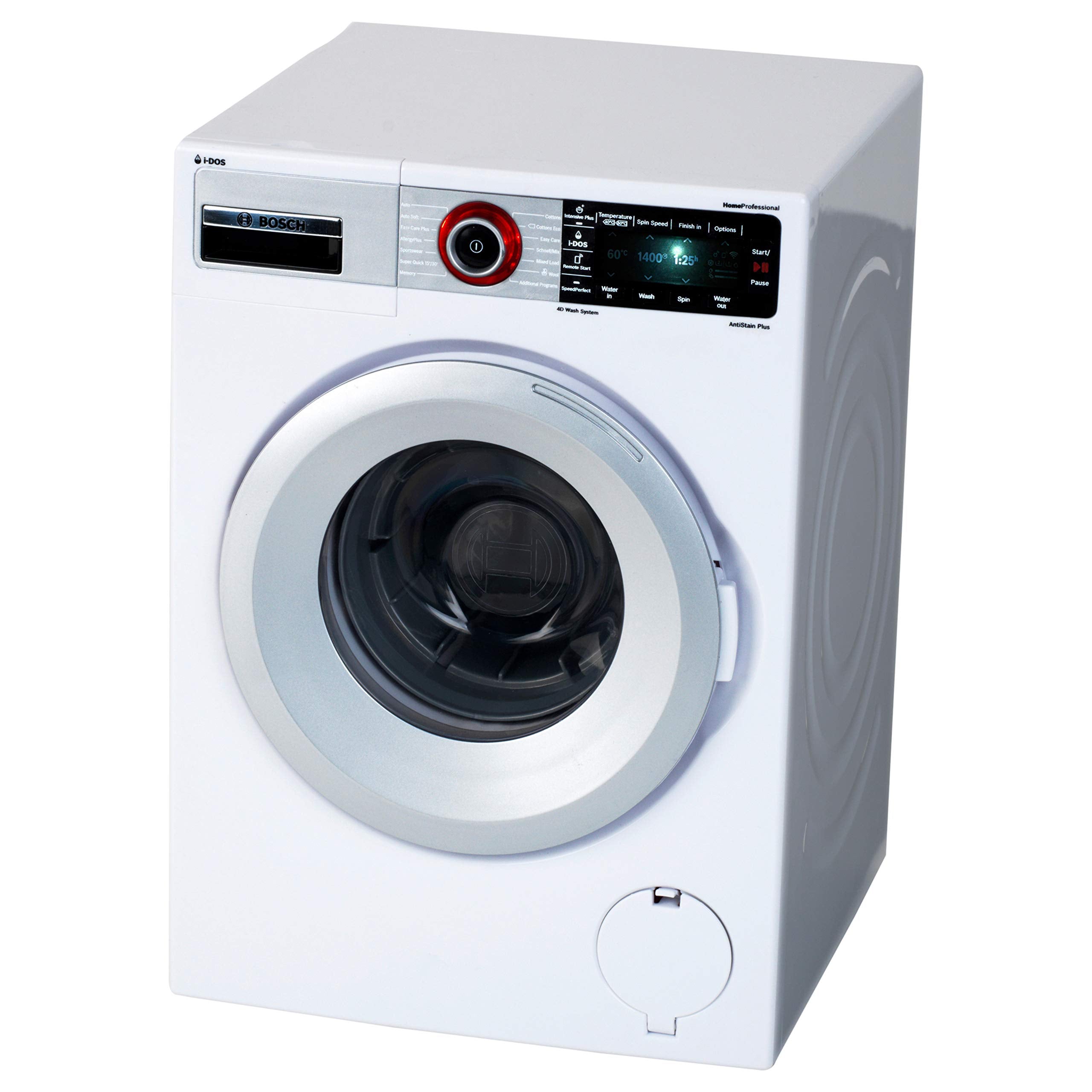 Theo Klein 9213 Bosch Washing Machine - Functional Pretend Play Toy for Ages 3+