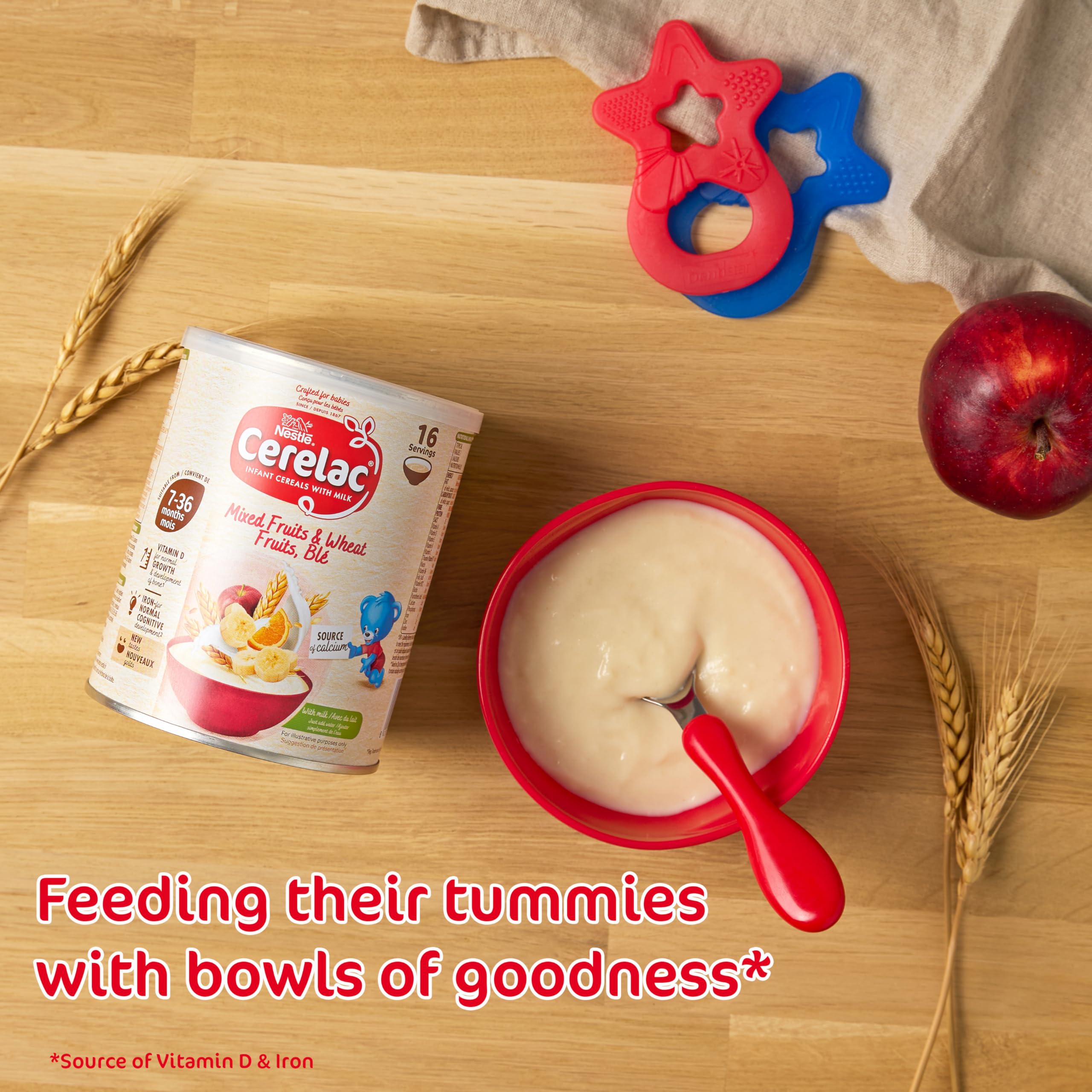 Cerelac Mixed Fruits & Wheat Infant Cereal with Milk - From 7 Months+ | 1 kg Powder 4