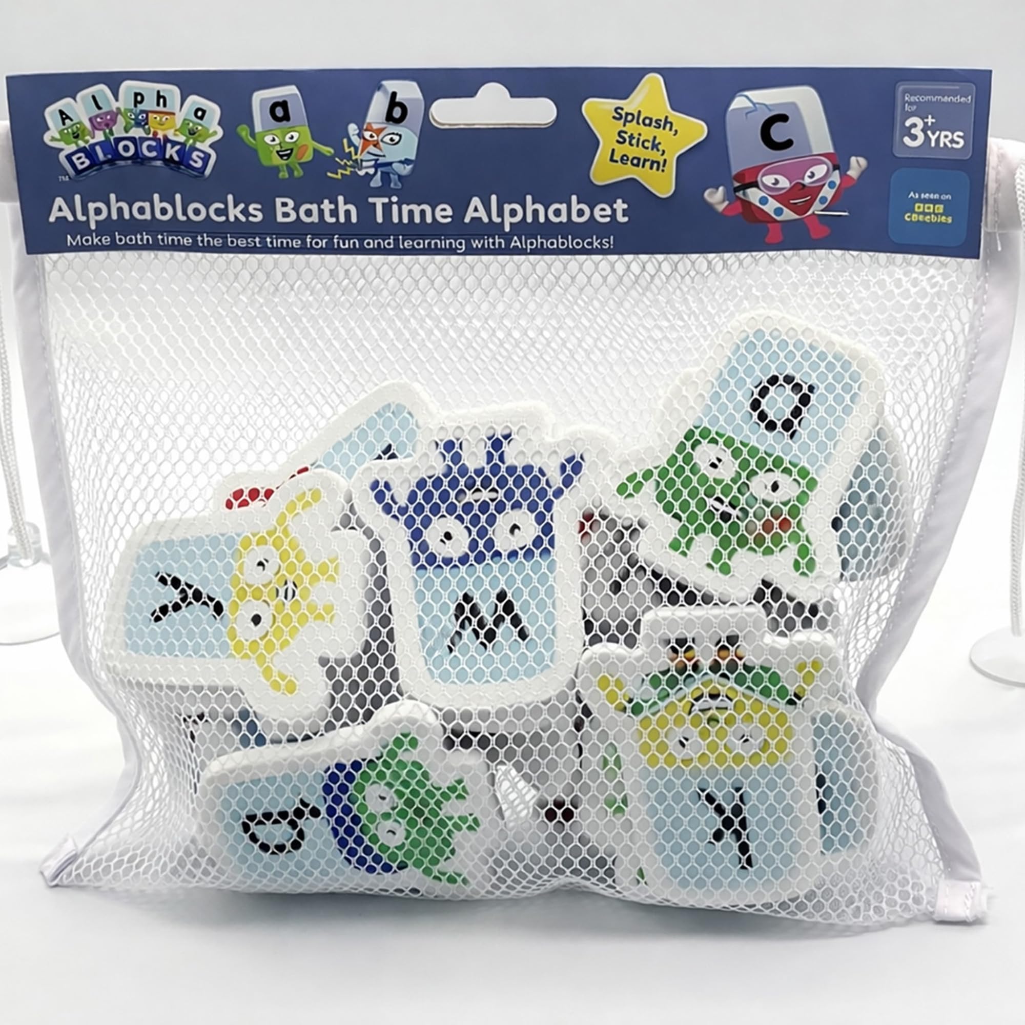 Alphablocks Bath Foam Letters - 26 Floating Phonics Toys for Toddlers & Kids 7